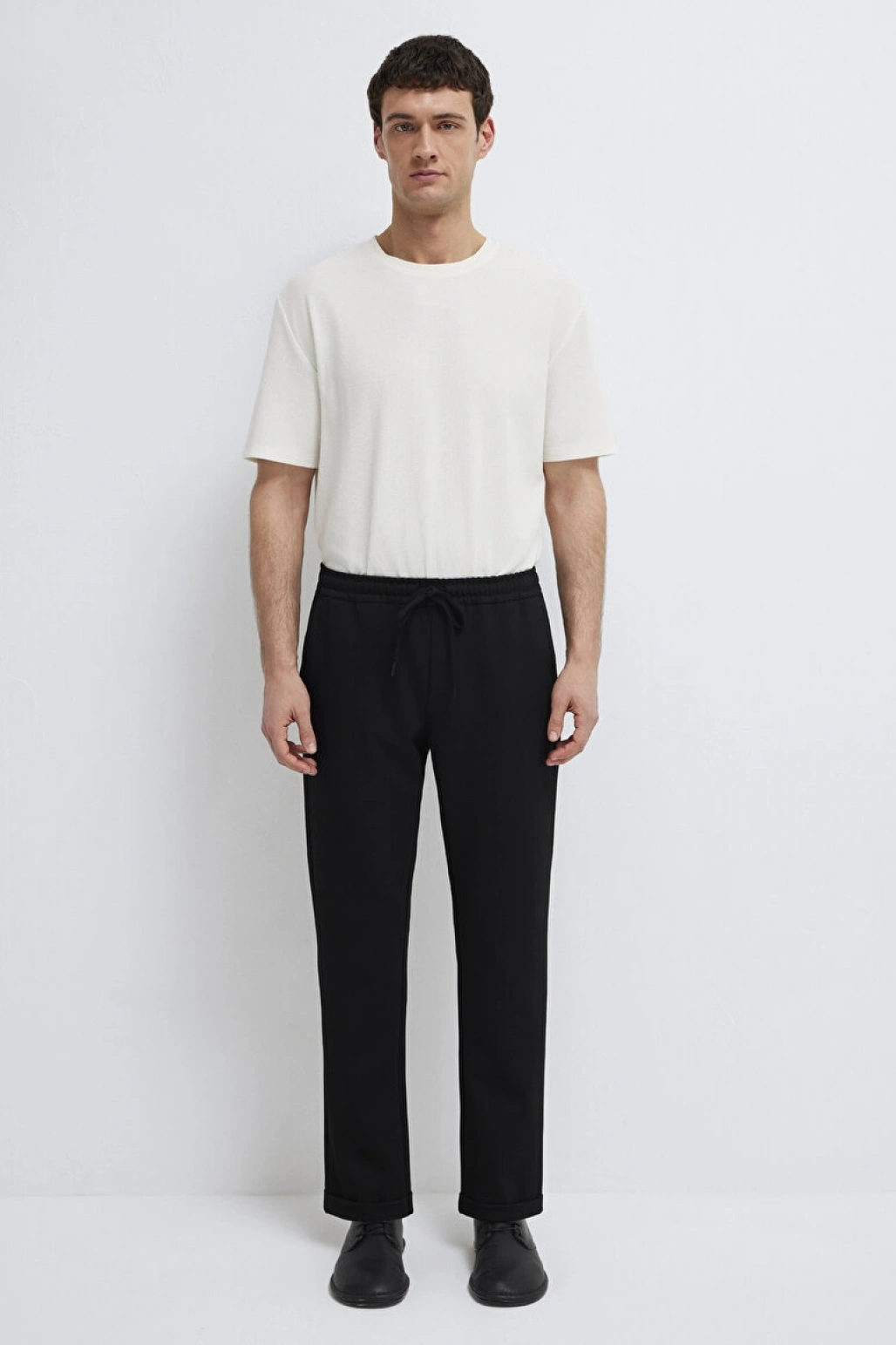 Siyah Örme Pantolon