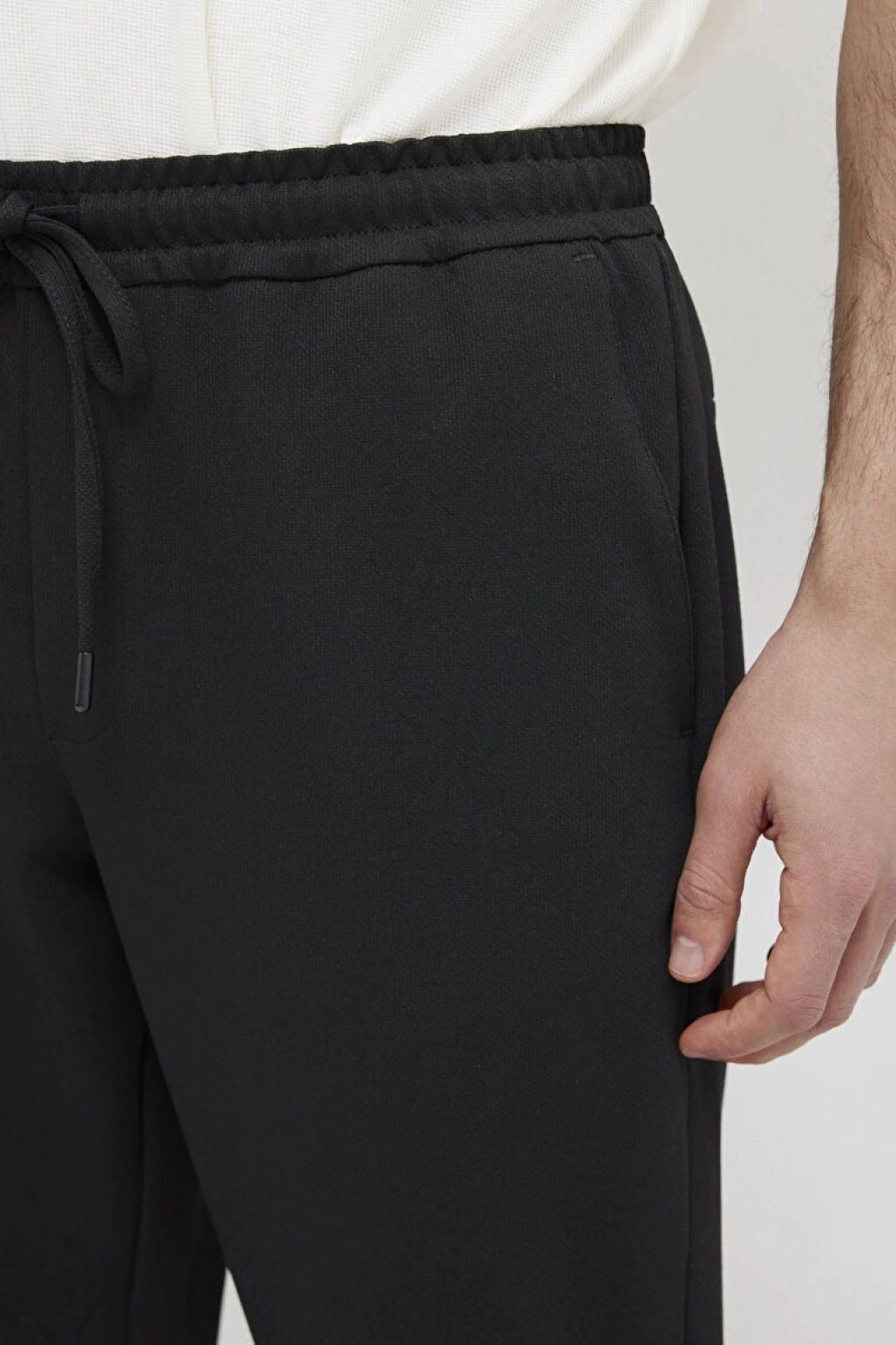 Siyah Örme Pantolon