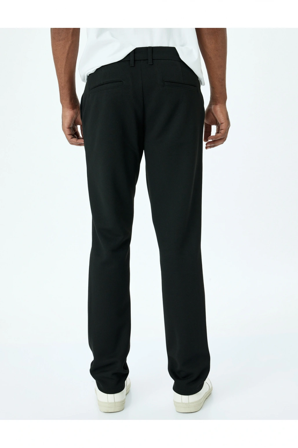 Slim Fit Normal Bel Viskon Karışımlı Chino Pantolon