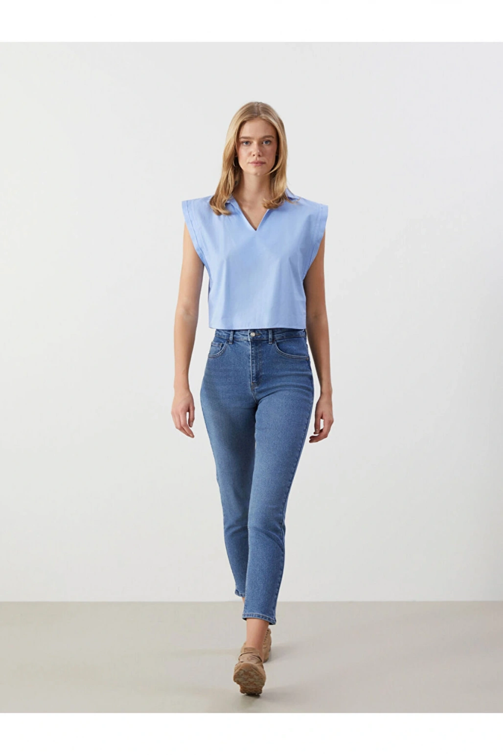 Slim Mom Kadin Jean Pantolon - S51949Z8