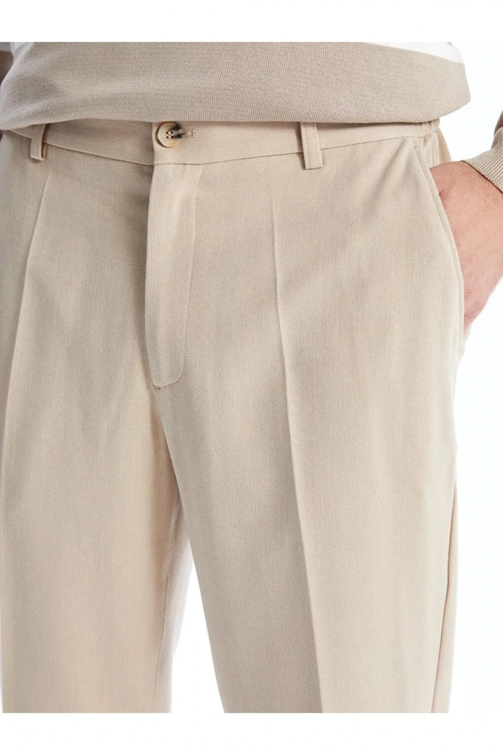 SOUTHBLUE Bej Standart Kalıp Erkek Pantolon