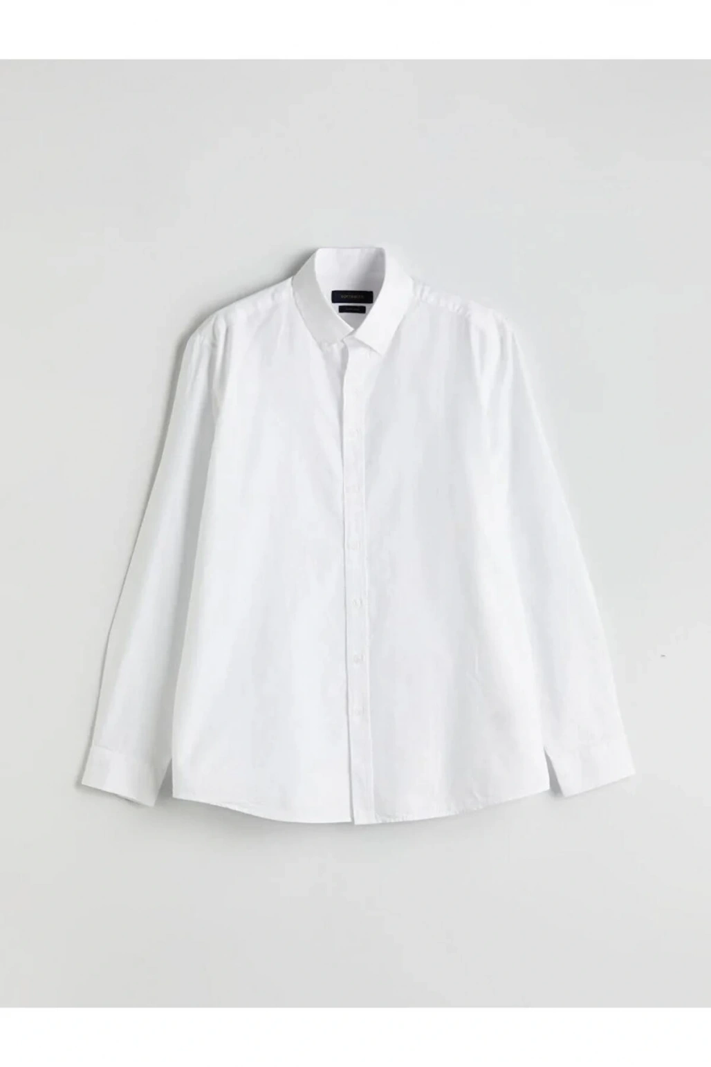 SOUTHBLUE Beyaz Slim Fit Uzun Kollu Oxford Erkek Gömlek