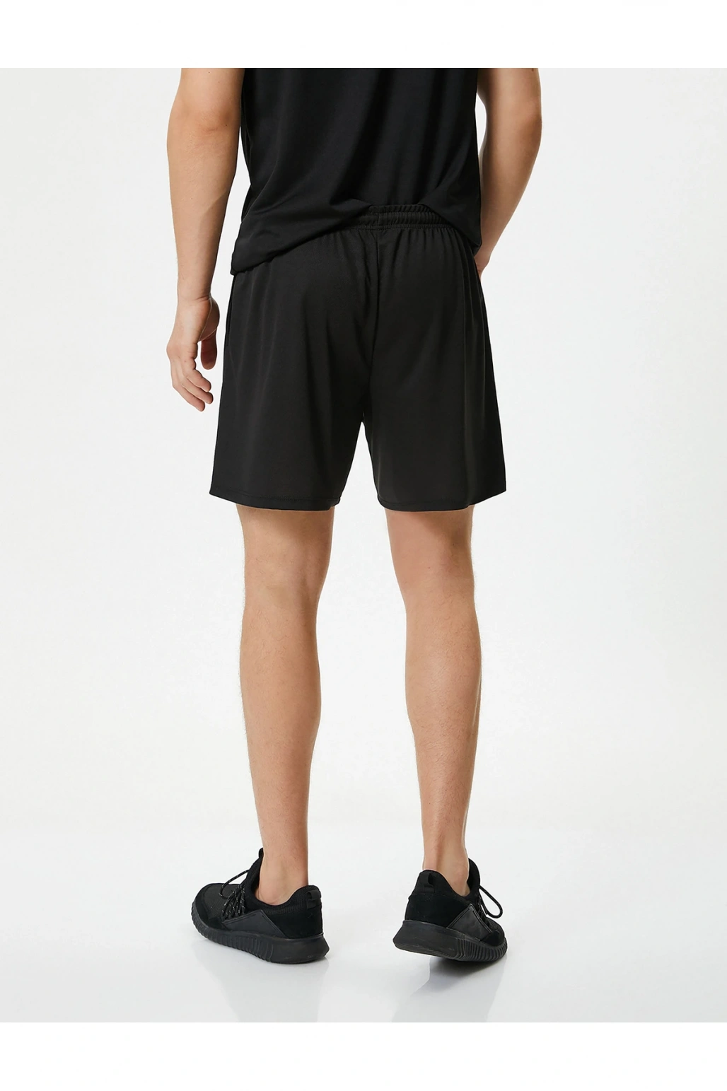 Spor Şort Kısa Beli Bağcıklı Cep Detaylı