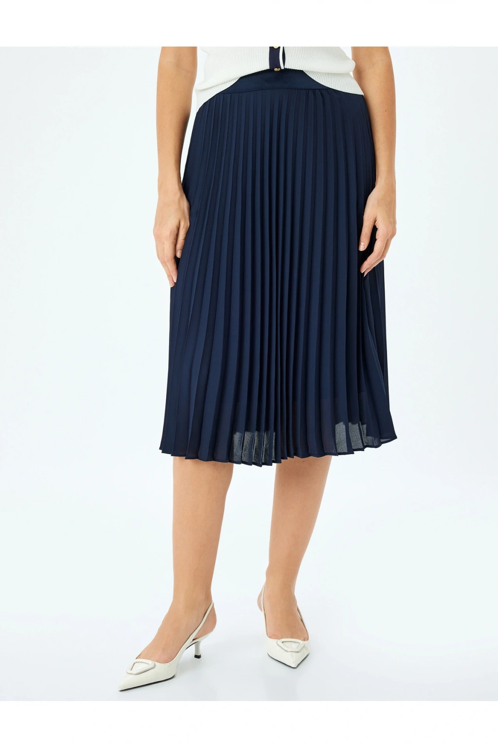 Standart Bel Midi Boy Piliseli Etek