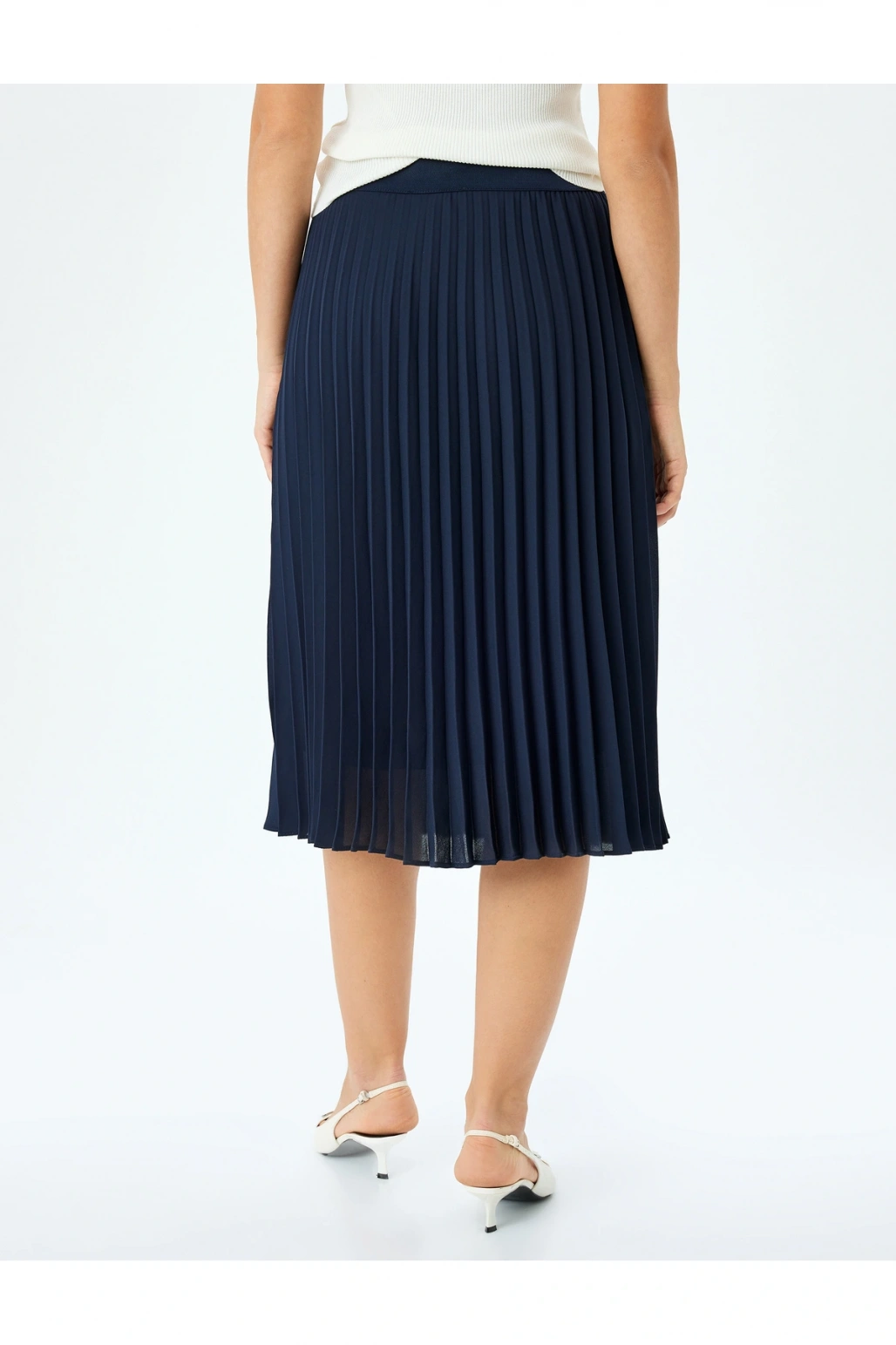 Standart Bel Midi Boy Piliseli Etek