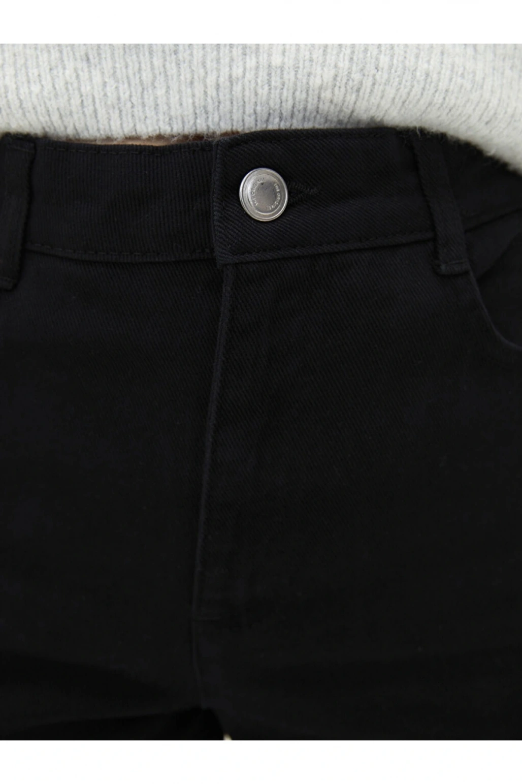 Standart Fit Düz Cep Detaylı Gabardin Kumaş Kadın Pantolon