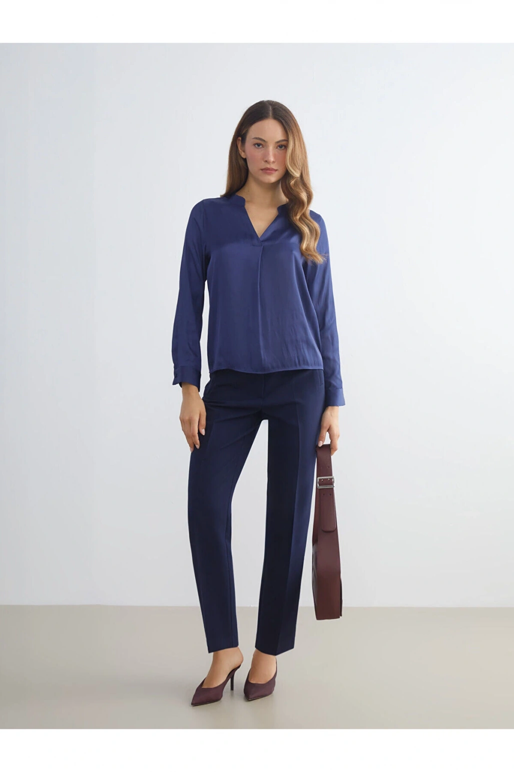 Standart Fit Kadın Cigarette Pantolon