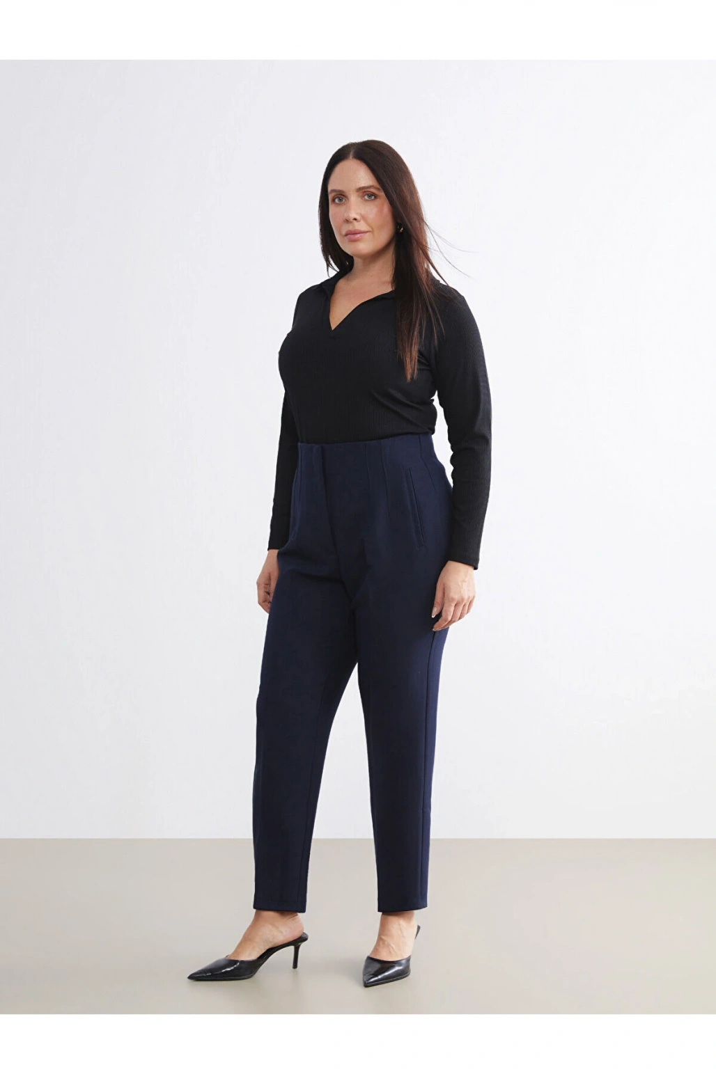 Standart Fit Kadın Cigarette Pantolon