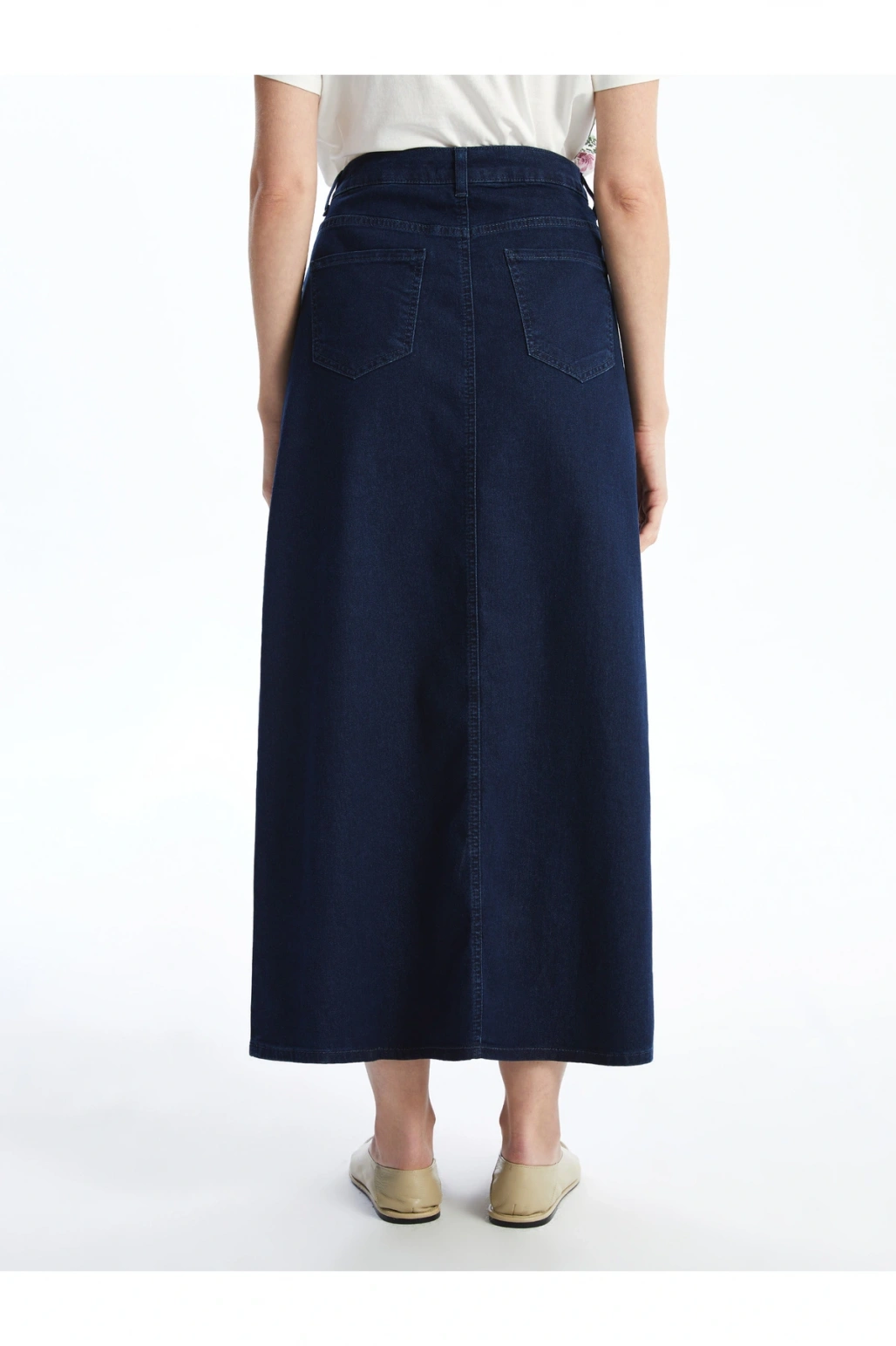 Standart Fit Kadın Jean Etek