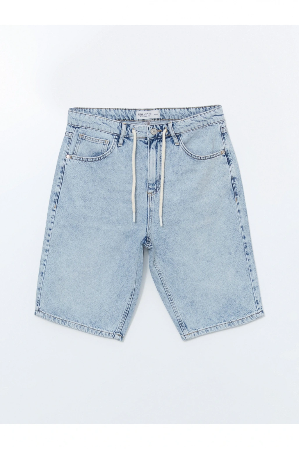 Standart Kalıp Erkek Jean Şort