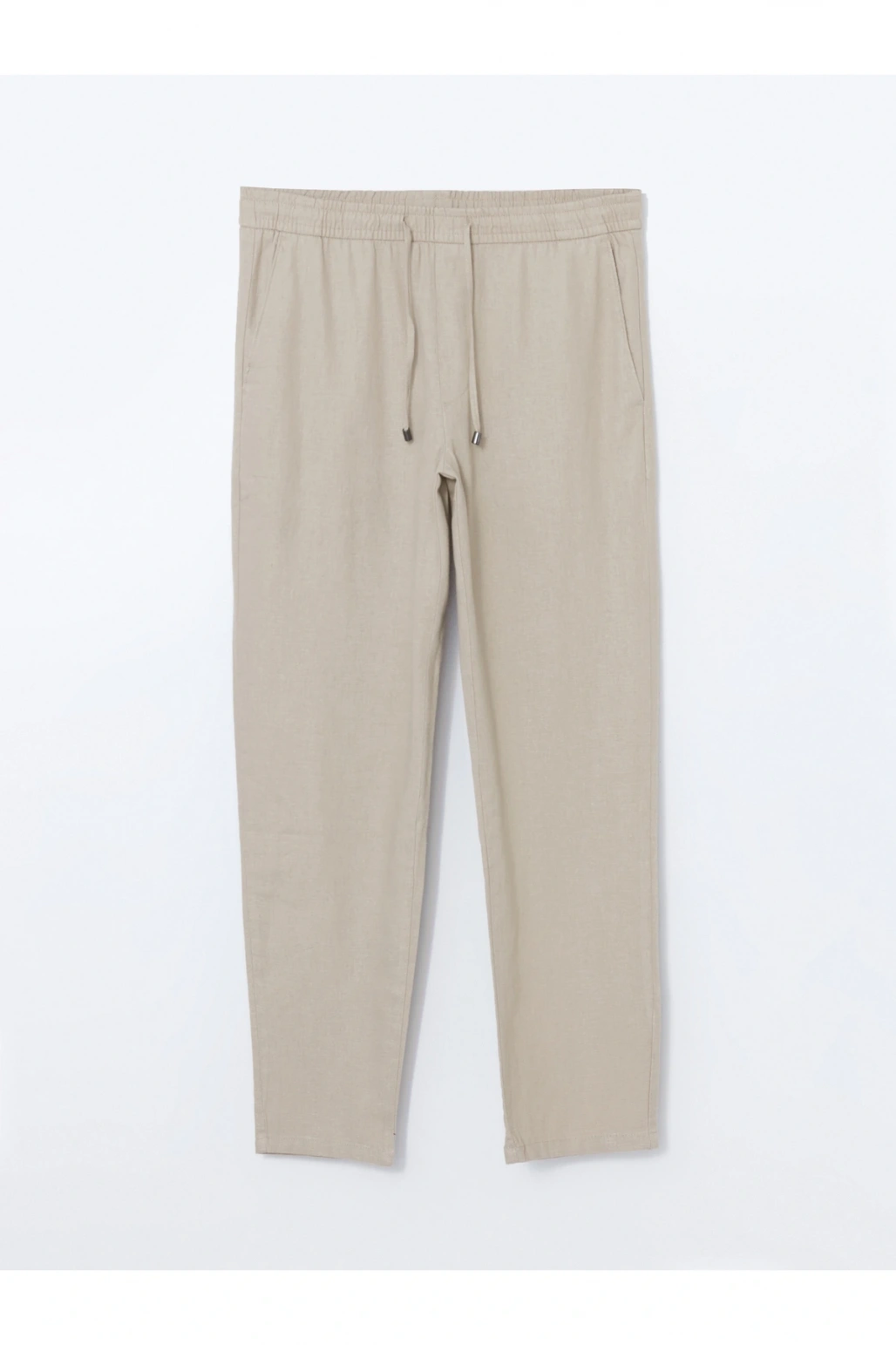 Standart Kalıp Keten Karışımlı Erkek Pantolon