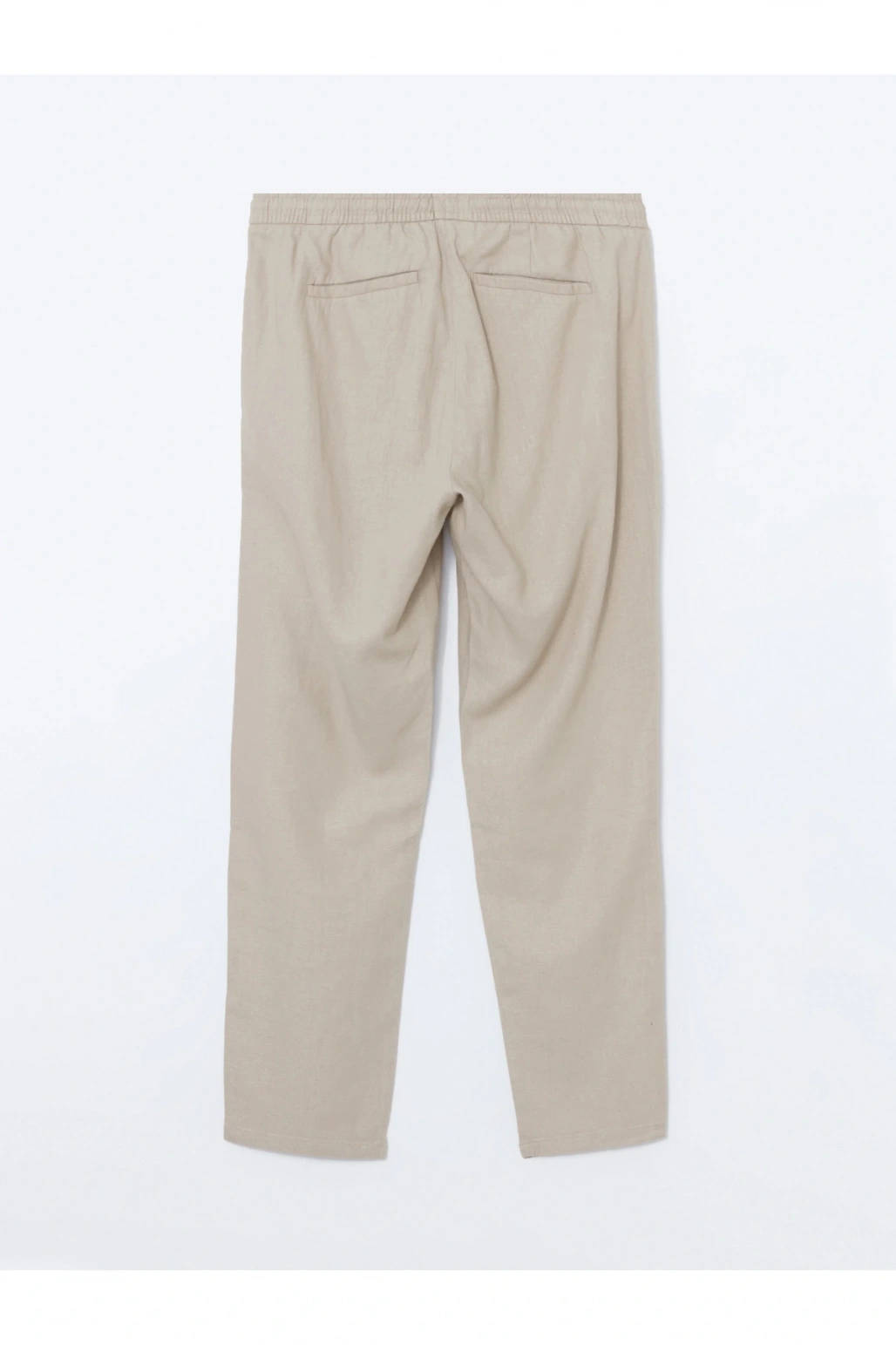 Standart Kalıp Keten Karışımlı Erkek Pantolon