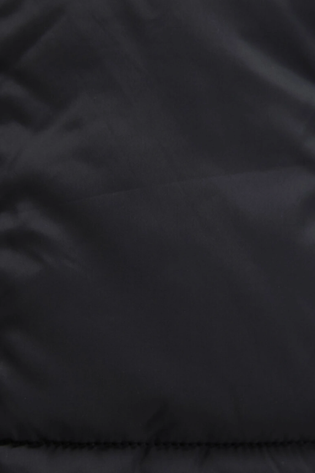 Su İtici Kapüşonlu Siyah Şişme Mont