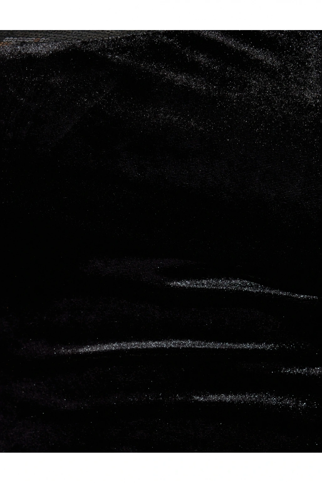 Tek Omuz Kadife Mini Payetli Fiyonk Detaylı Elbise