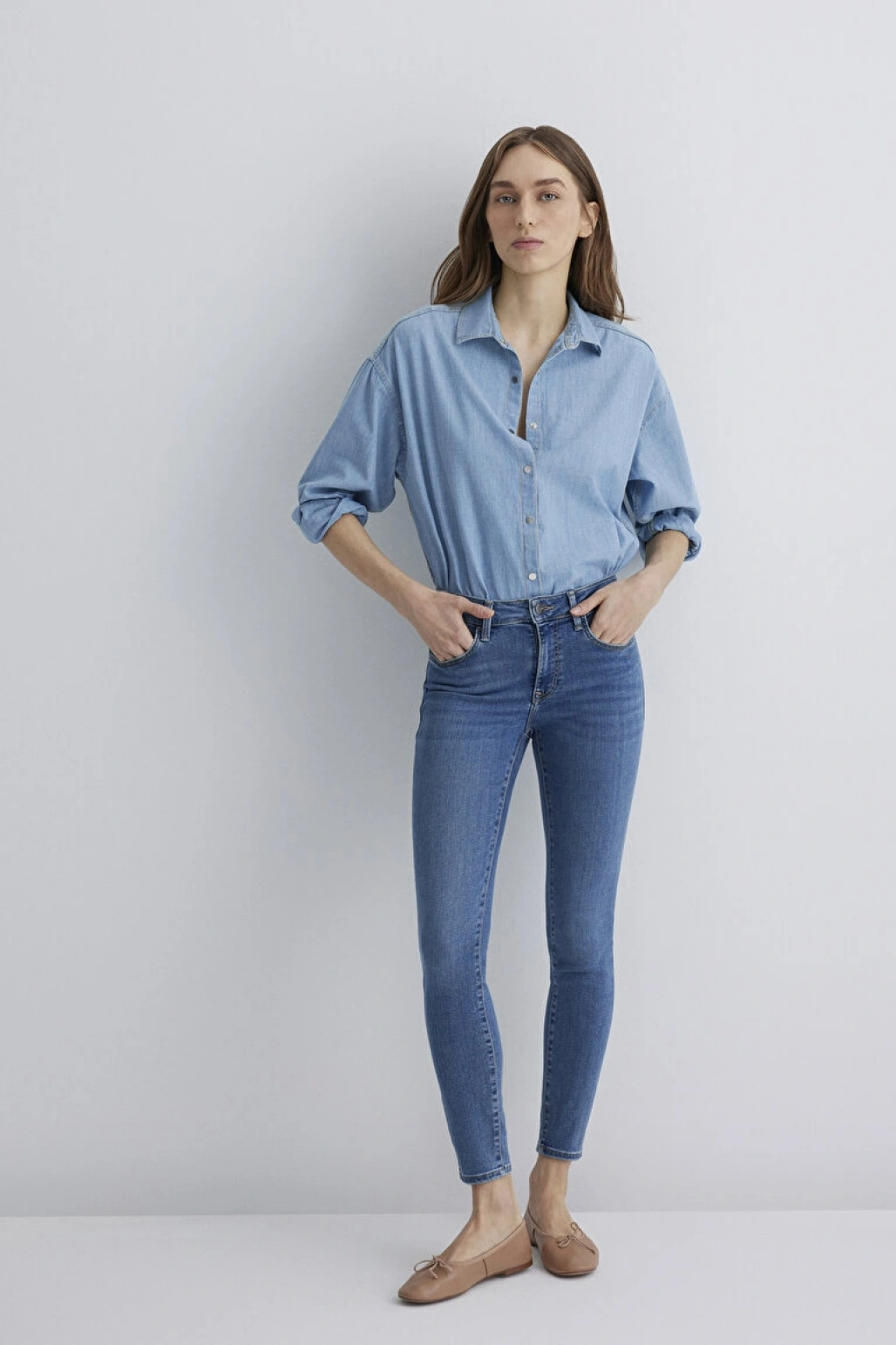 Tess Gold Luxury Vintage Indigo Mavisi Jean Pantolon