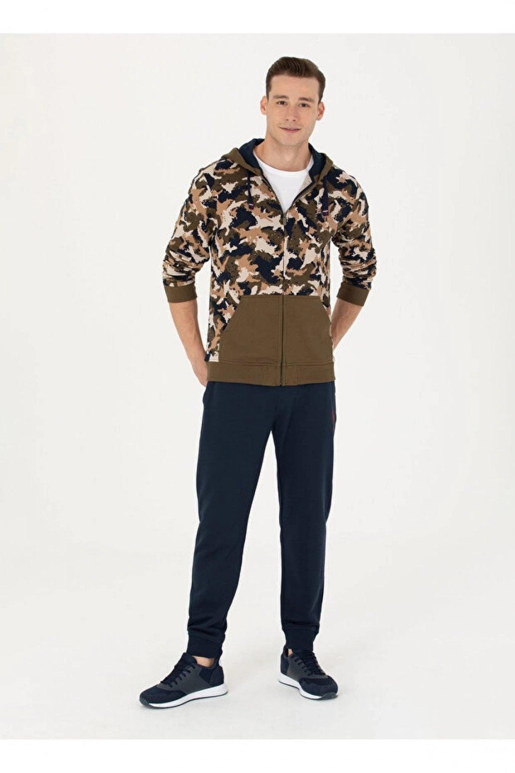 U.S. Polo Assn. U.S. Polo Assn. Normal Bel Slim Fit Lacivert Erkek Eşofman