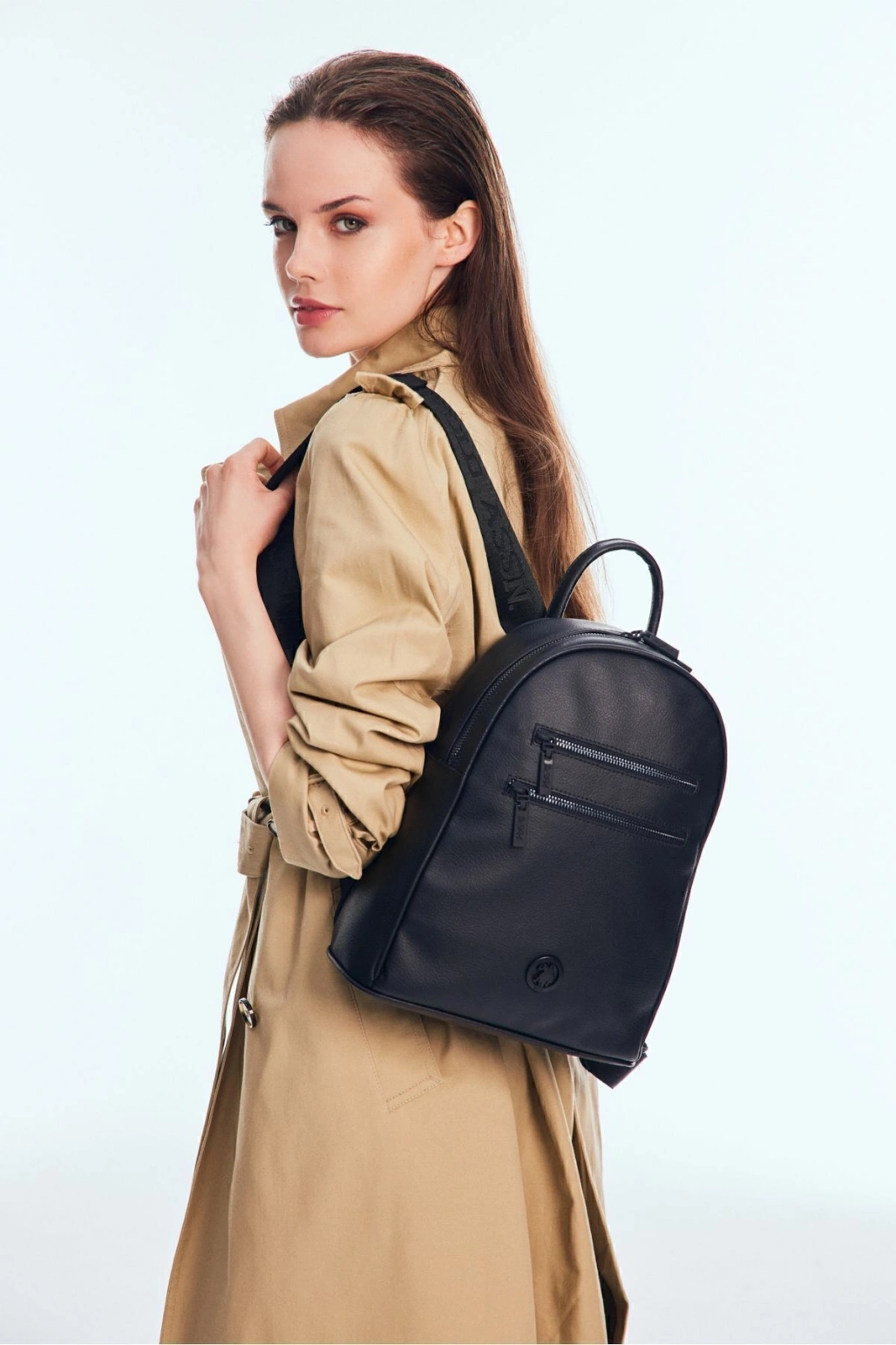 U.S. Polo Assn. Sıyah Kadın Sırt Çantası