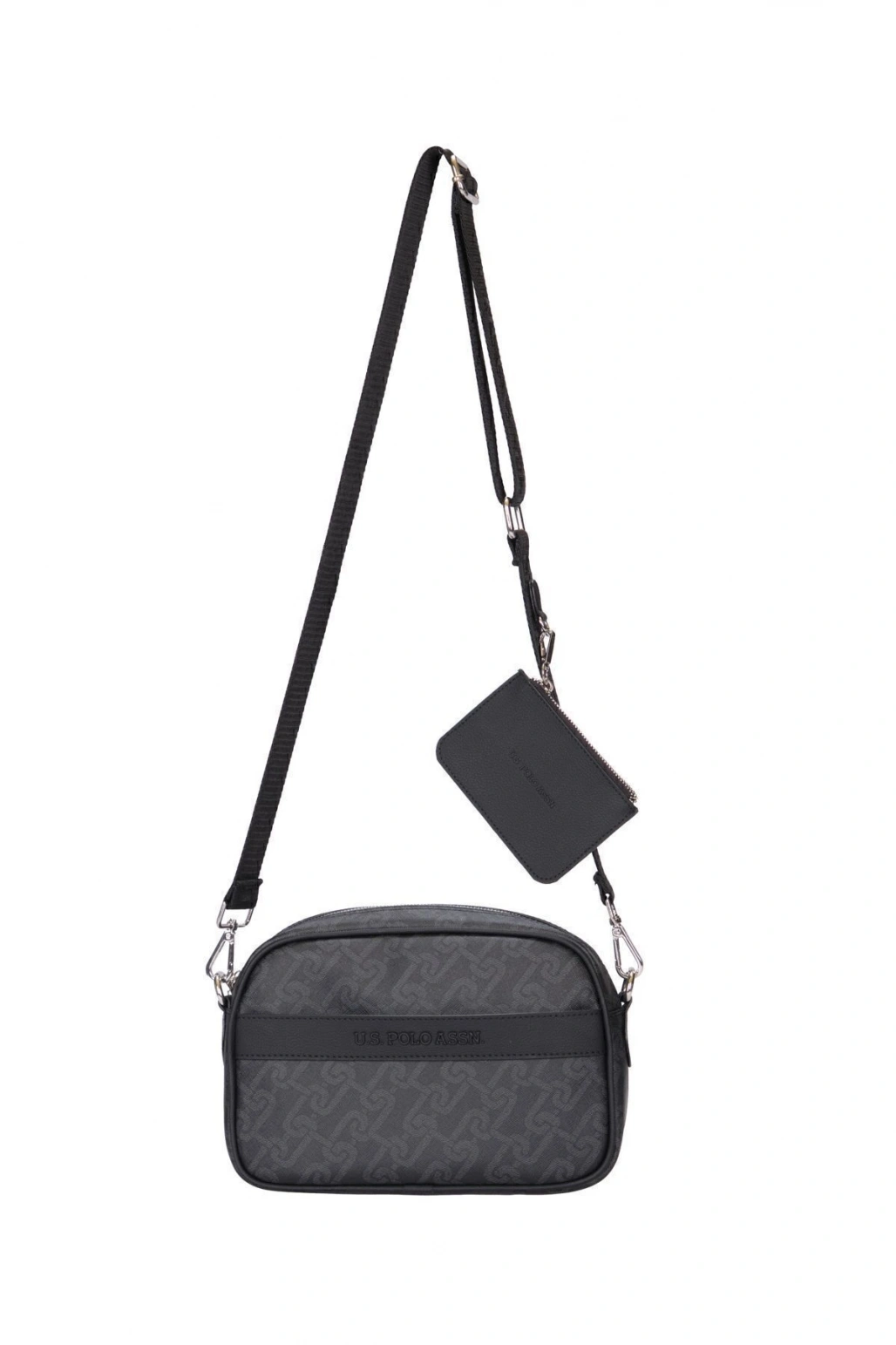 U.S. Polo Assn. Sıyah Kadın Postacı Çantası