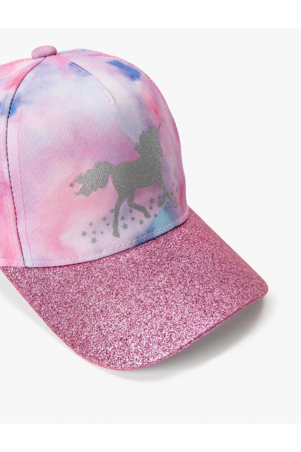 Unicorn Kep Şapka Parlak Batik Desenli