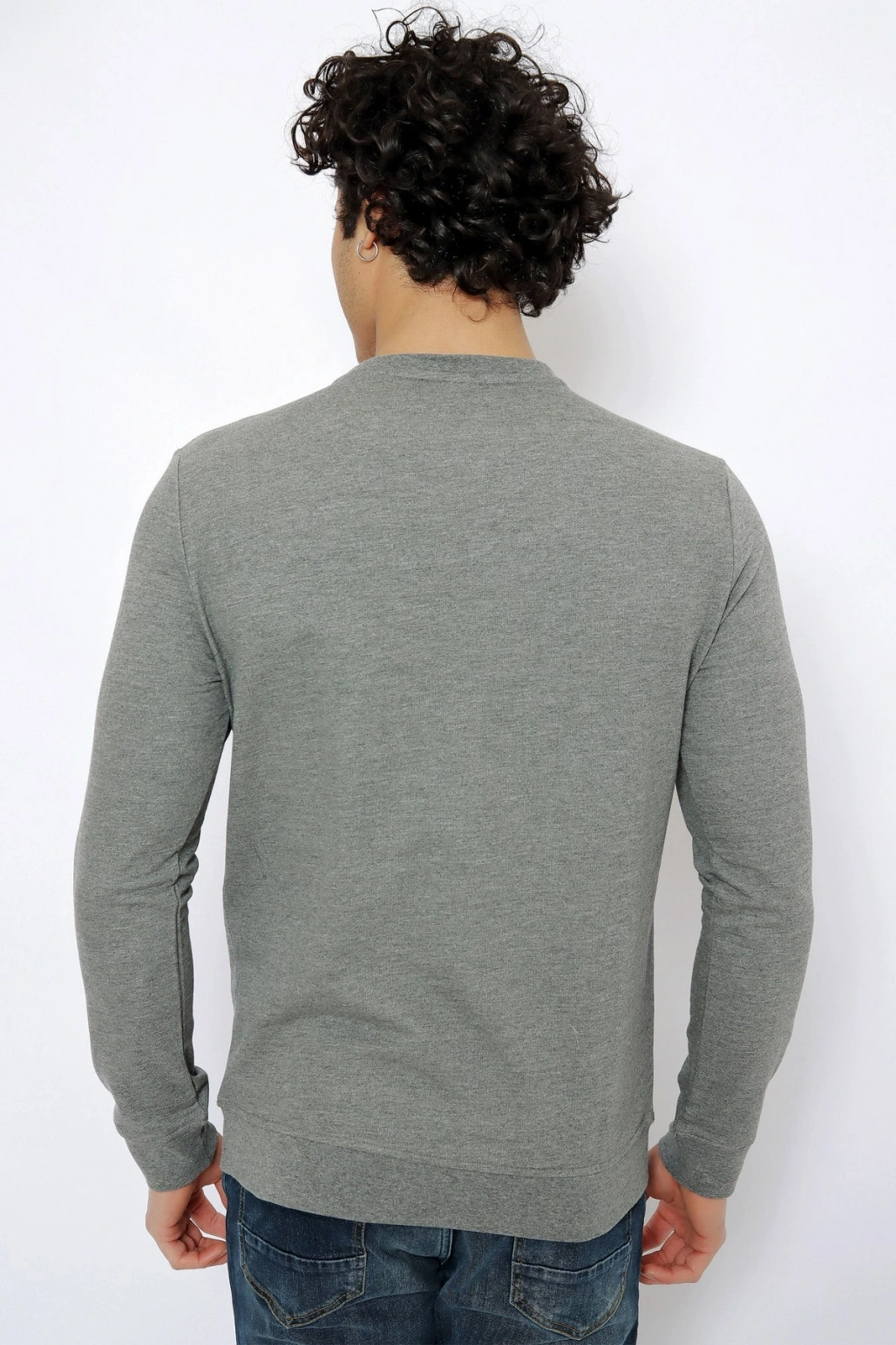 U.s. Polo Aasn. Erkek Dokuma Sweat T-shirt