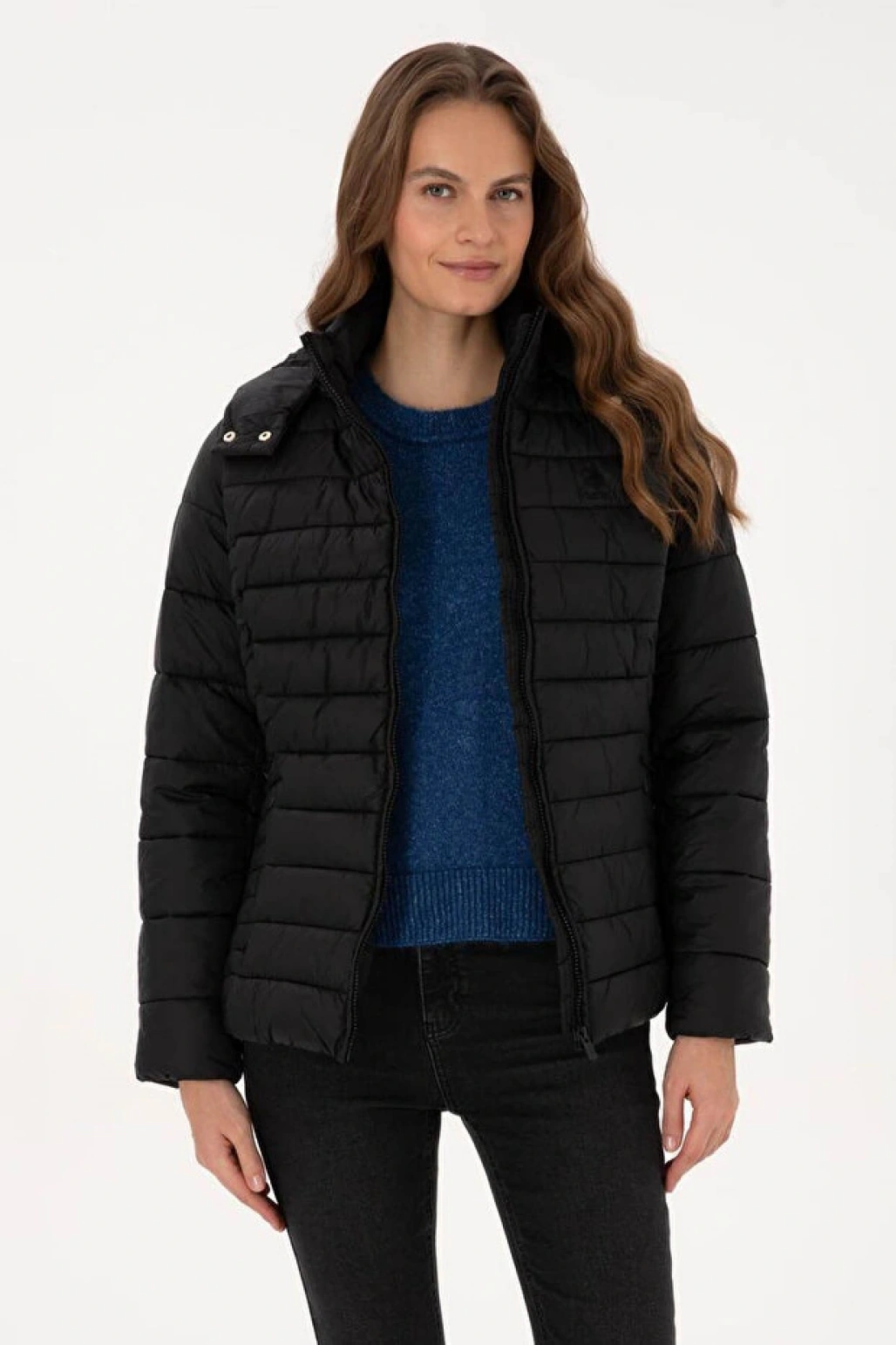 U.S. Polo Assn. Arancıa25K Siyah Kadın Mont