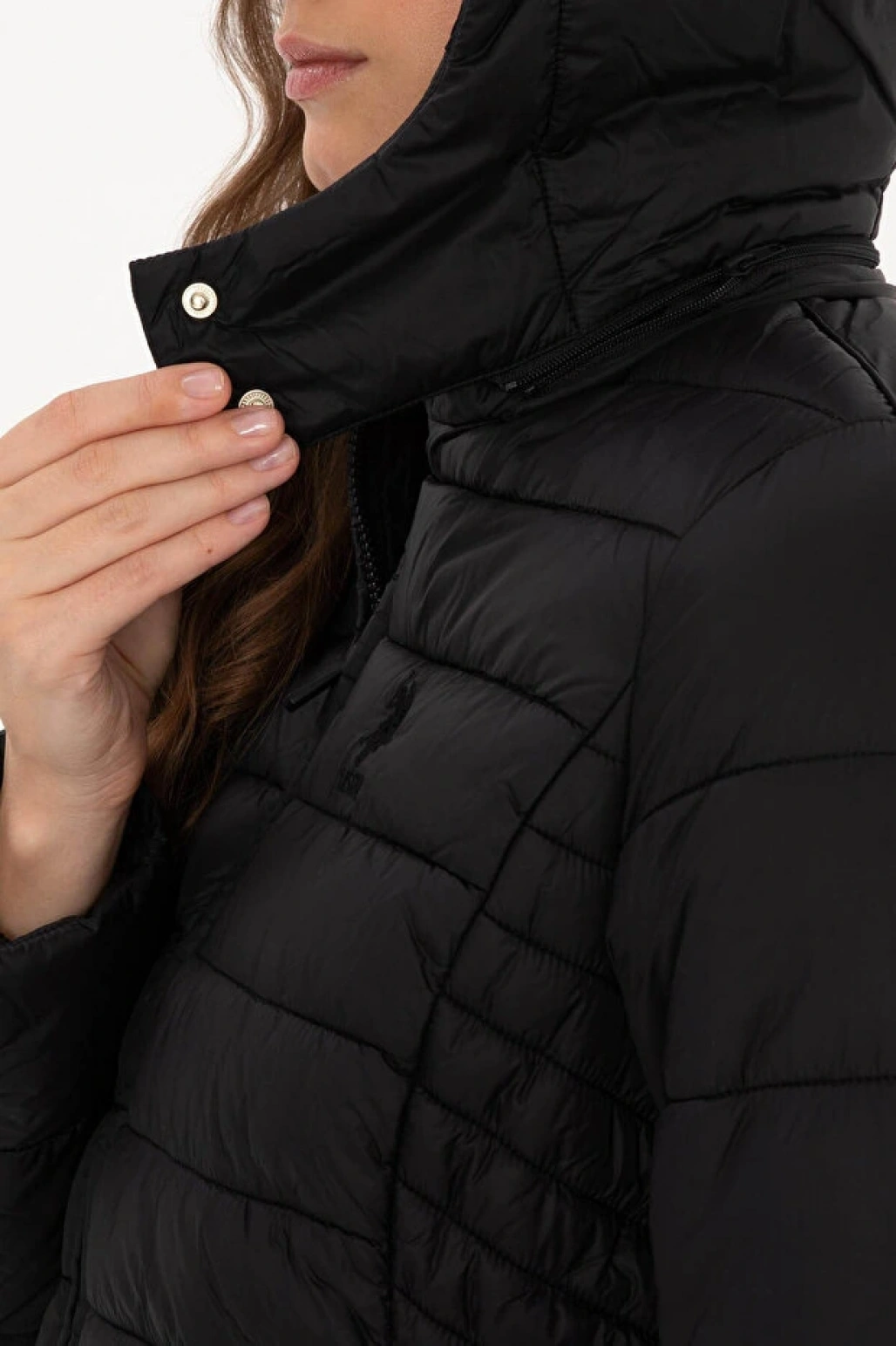 U.S. Polo Assn. Arancıa25K Siyah Kadın Mont