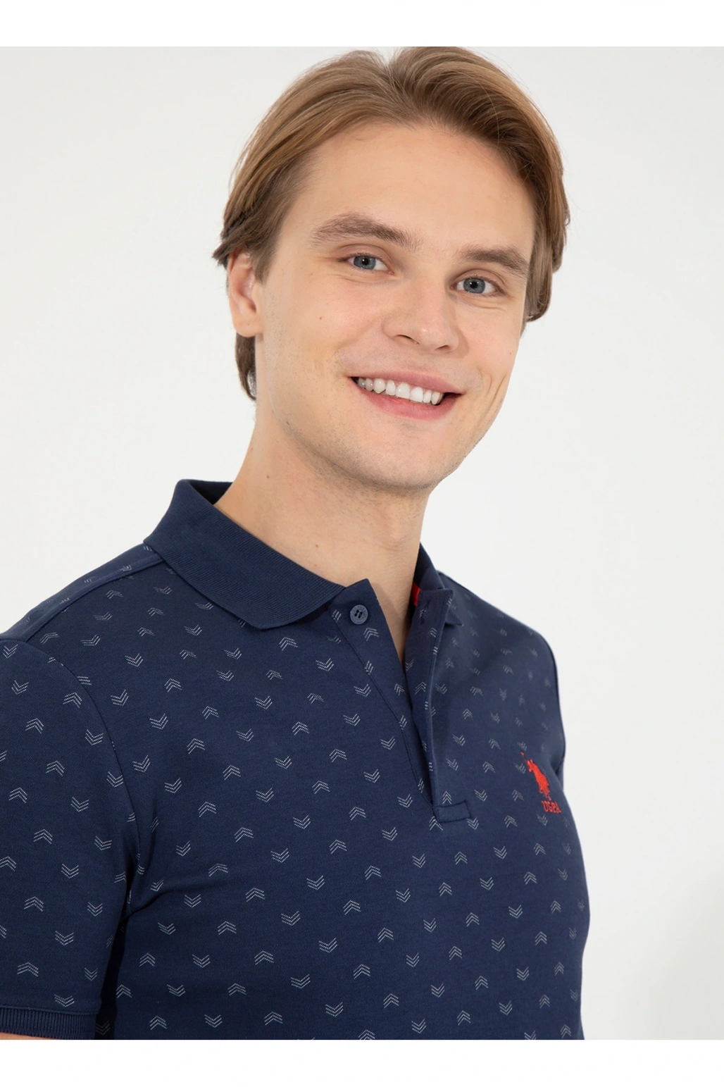 U.S. Polo Assn. Polo Yaka Lacivert Erkek T-Shirt MAGU