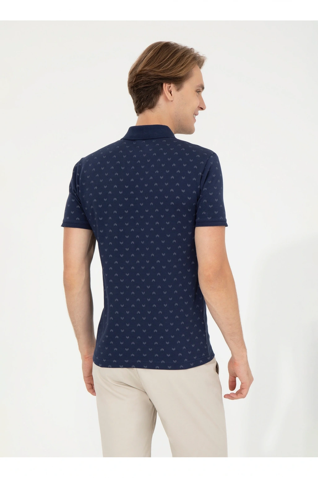 U.S. Polo Assn. Polo Yaka Lacivert Erkek T-Shirt MAGU