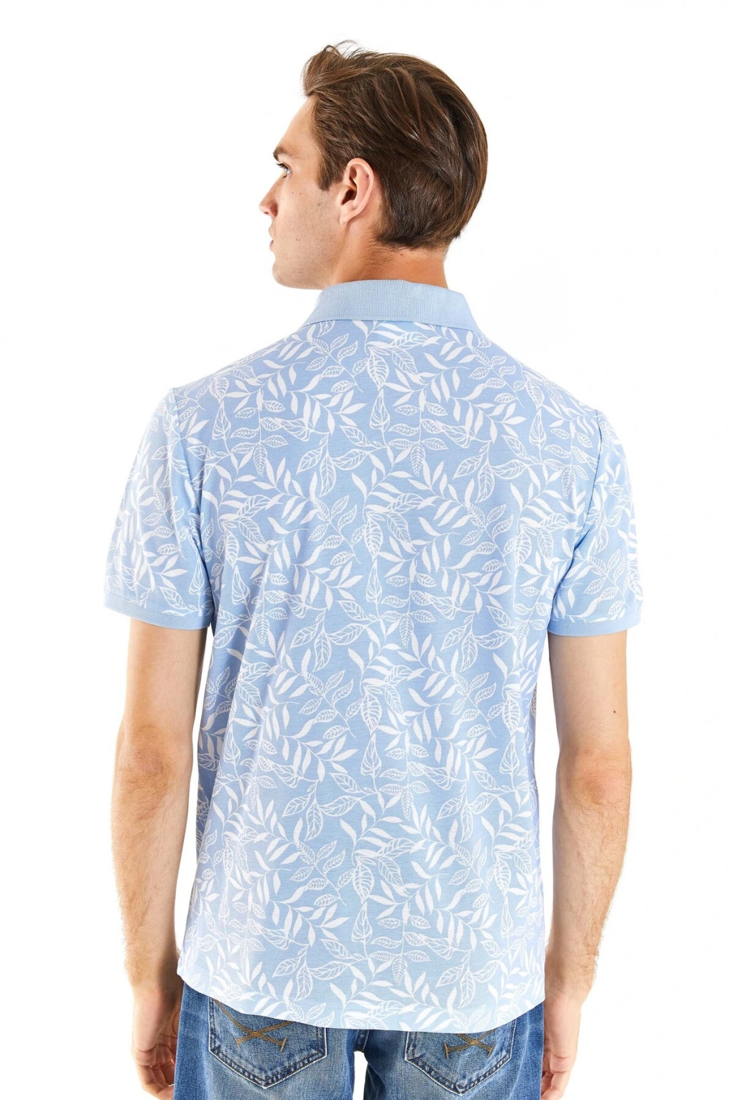 U.S. POLO ERKEK DESENLİ SPOR REGULAR FİT T-SHIRT G081SZ011.000.1826921 GETAFE