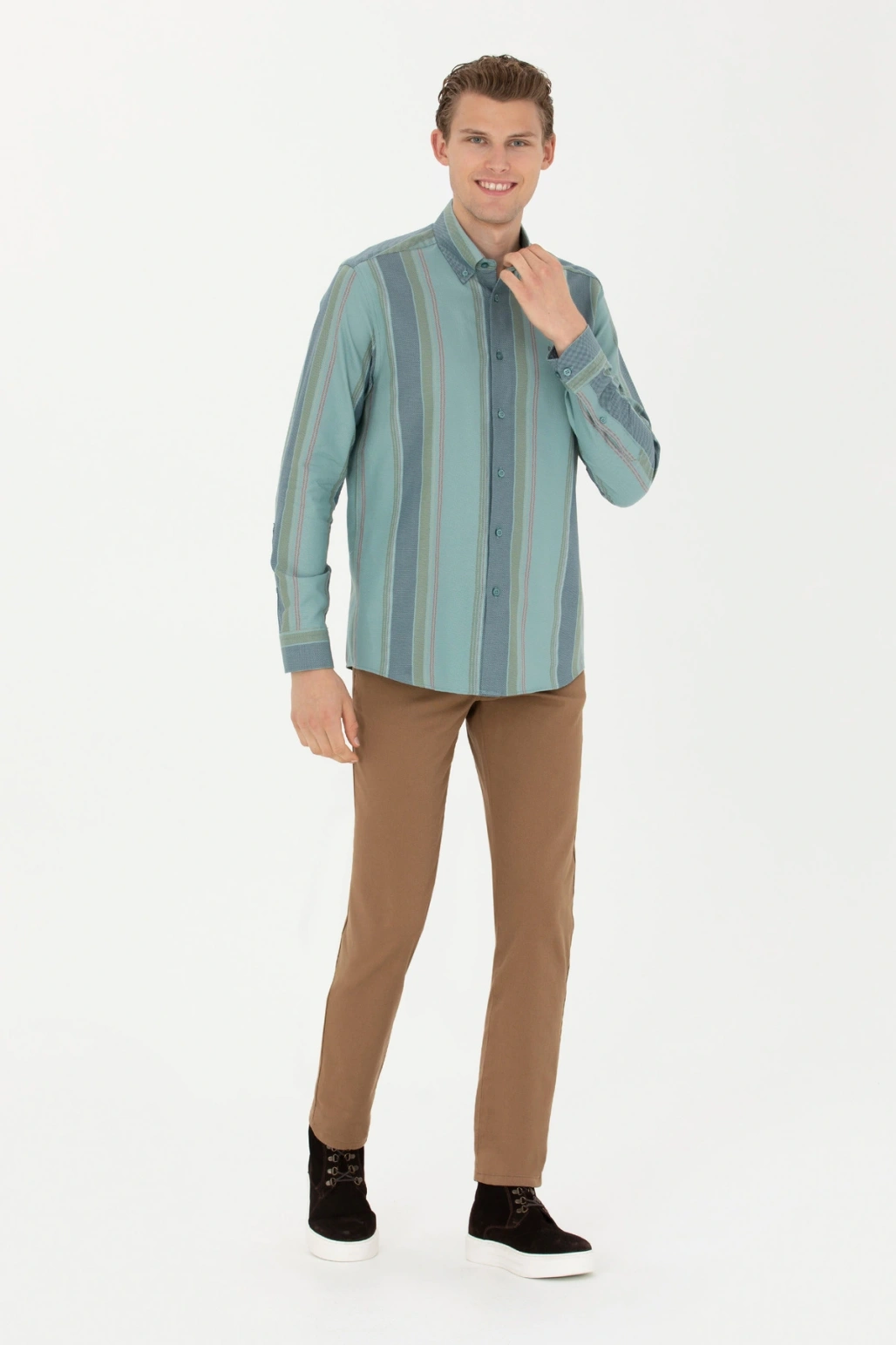 U.S. POLO ERKEK SLİMFİT SPOR CHINOS PANTOLON G081GL078.000.1827454 GIRNO