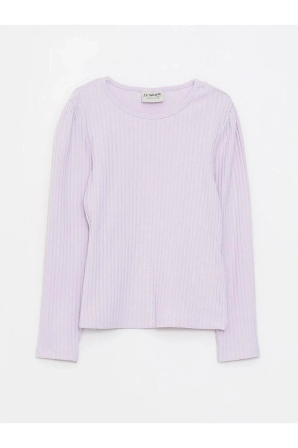 Uzun Kollu Kız Çocuk Tişört