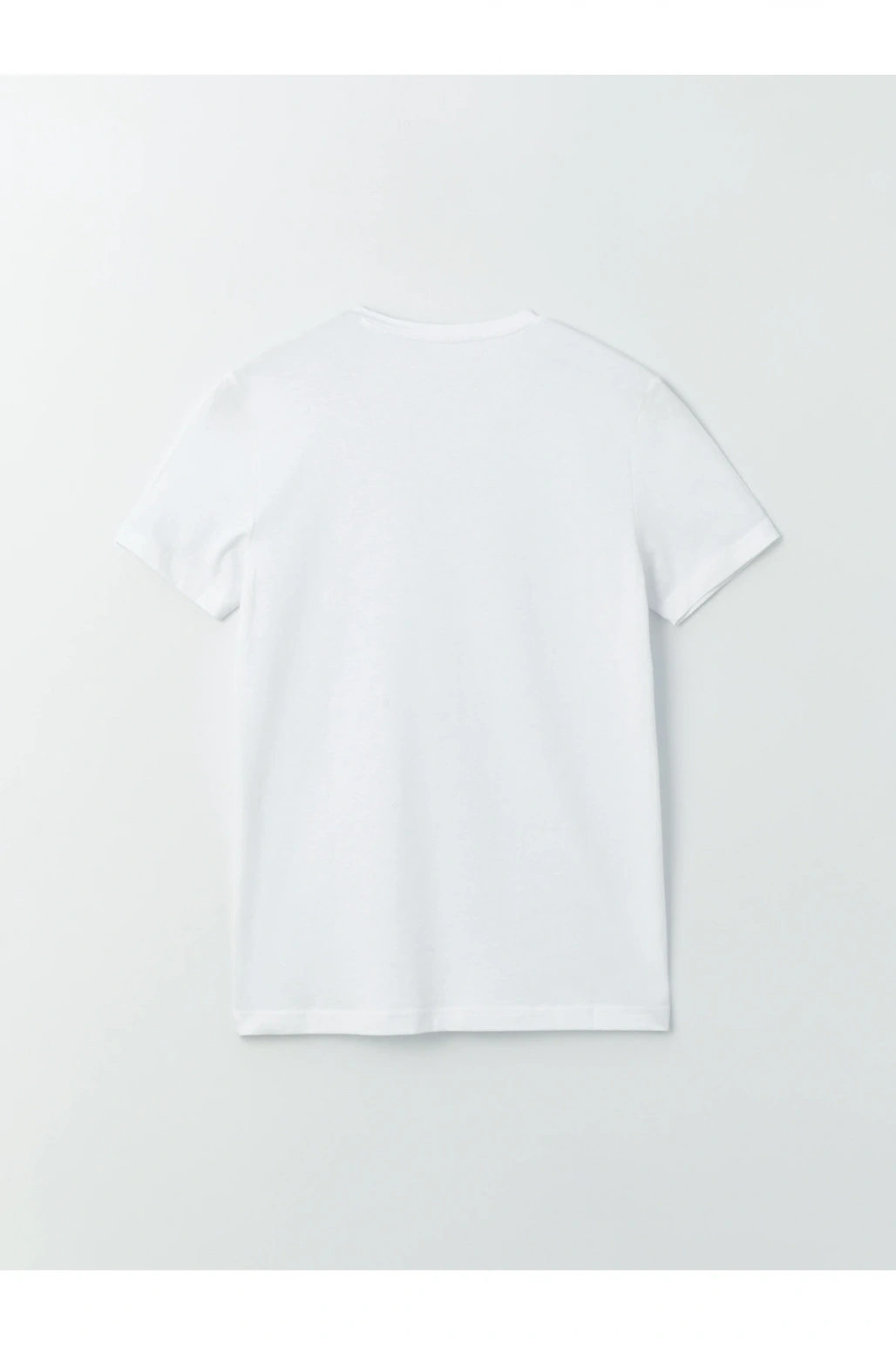 V Yaka Kısa Kollu Erkek Tişört