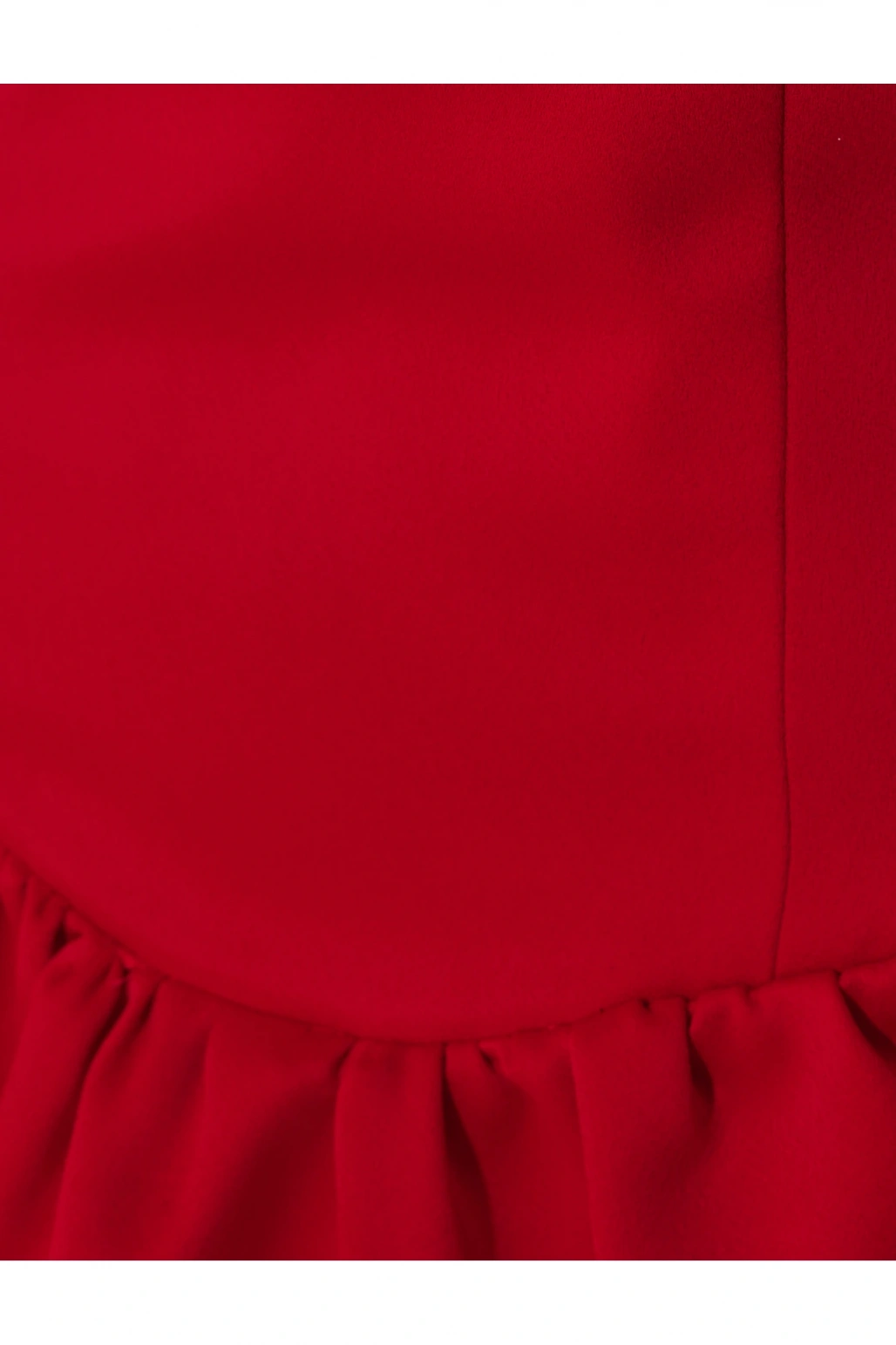 X Sibil Çetinkaya - Saten Kalp Yaka Omzu Açık Mini Balon Elbise