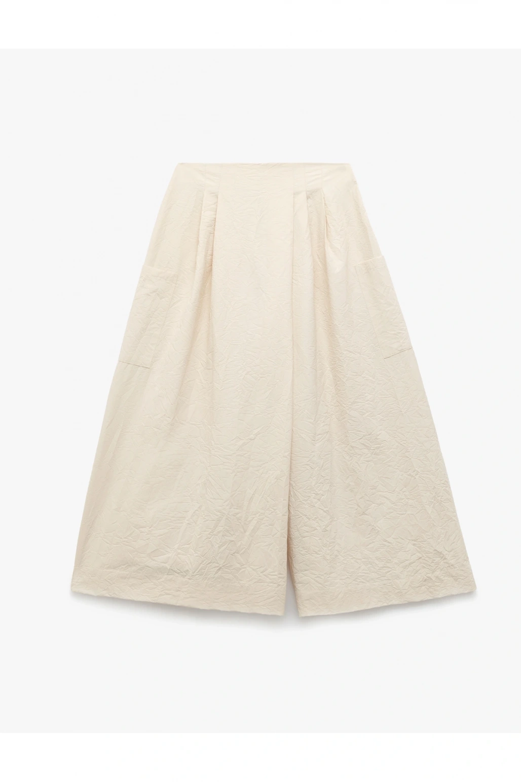 X Sima Tarkan - Rahat Kalıp Cepli Poplin Etek Pantolon