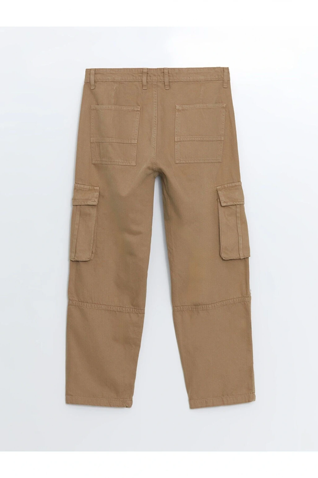 XSIDE Açık Haki Standart Kalıp Gabardin Erkek Kargo Pantolon