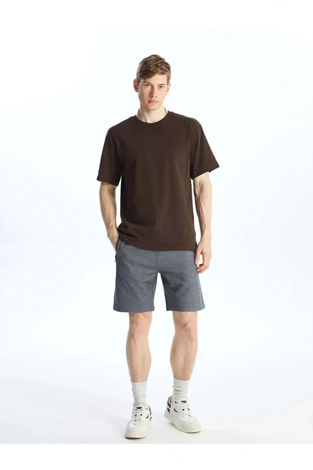 XSIDE Antrasit Slim Fit Erkek Şort