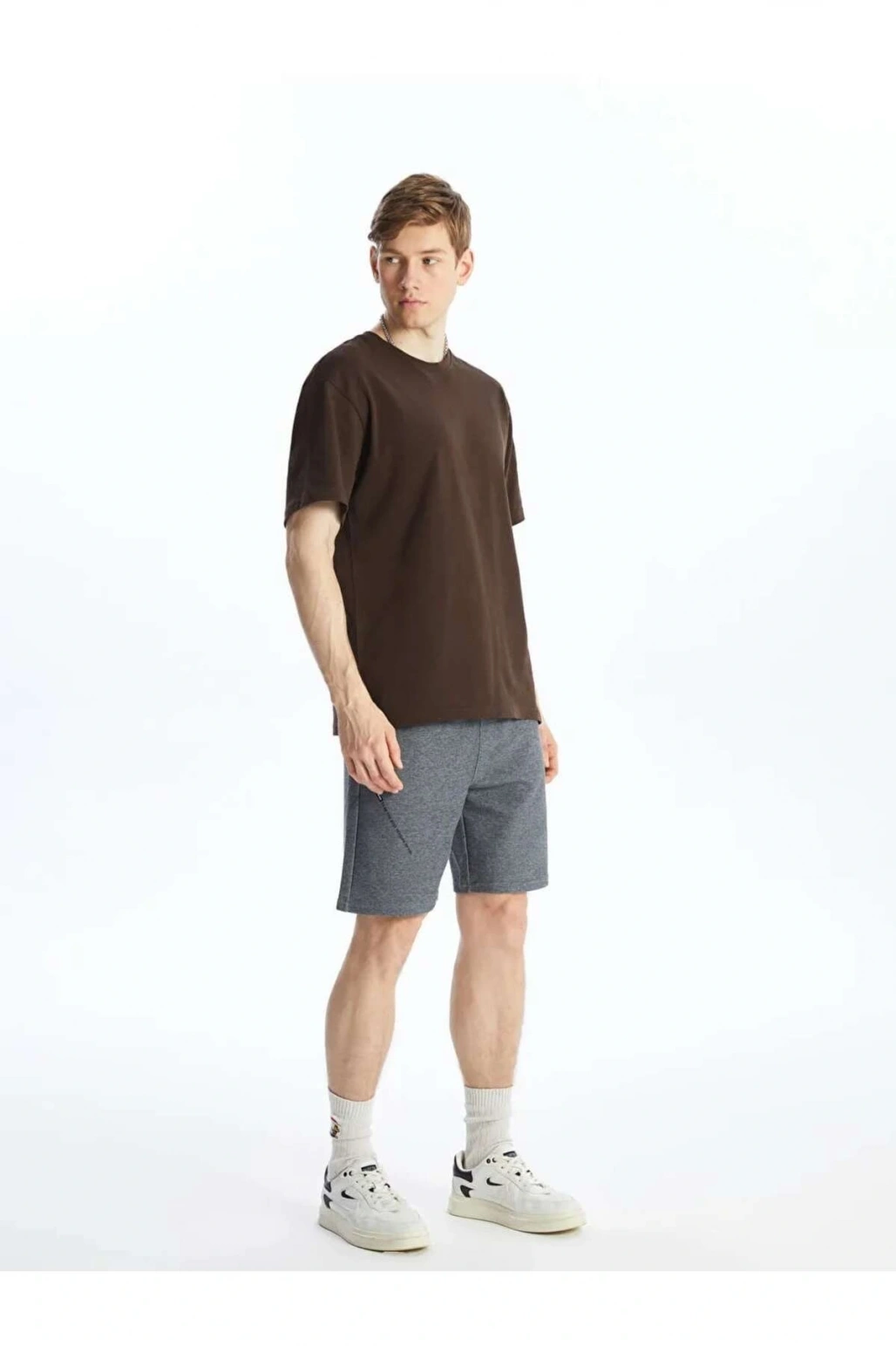 XSIDE Antrasit Slim Fit Erkek Şort