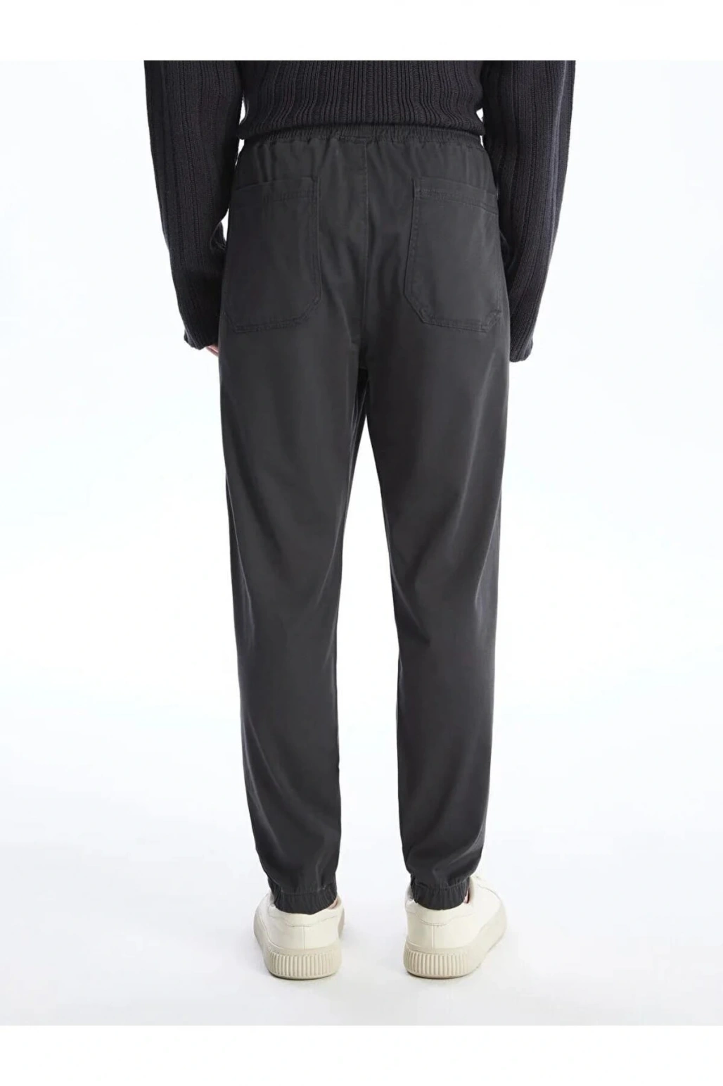 XSIDE Antrasit Standart Kalıp Gabardin Erkek Jogger Pantolon