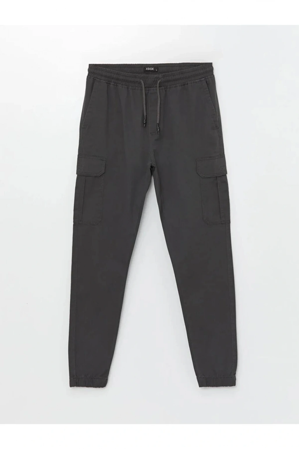 XSIDE Antrasit Standart Kalıp Gabardin Erkek Kargo Pantolon