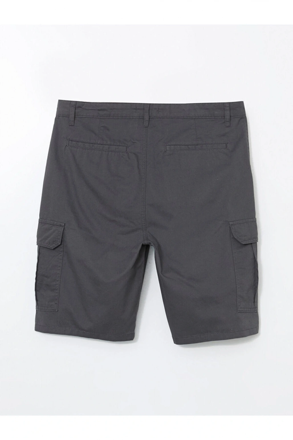 XSIDE Antrasit Standart Kalıp Gabardin Erkek Kargo Şort