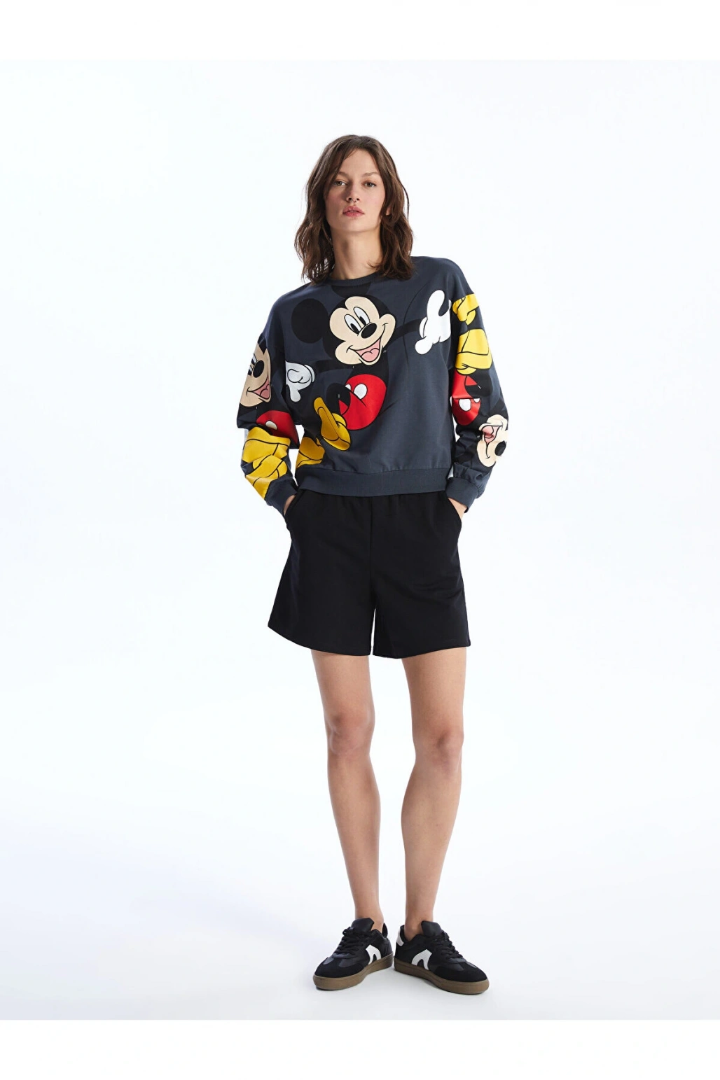 XSIDE Beli Lastikli Standart Fit Kadın Şort (S4)