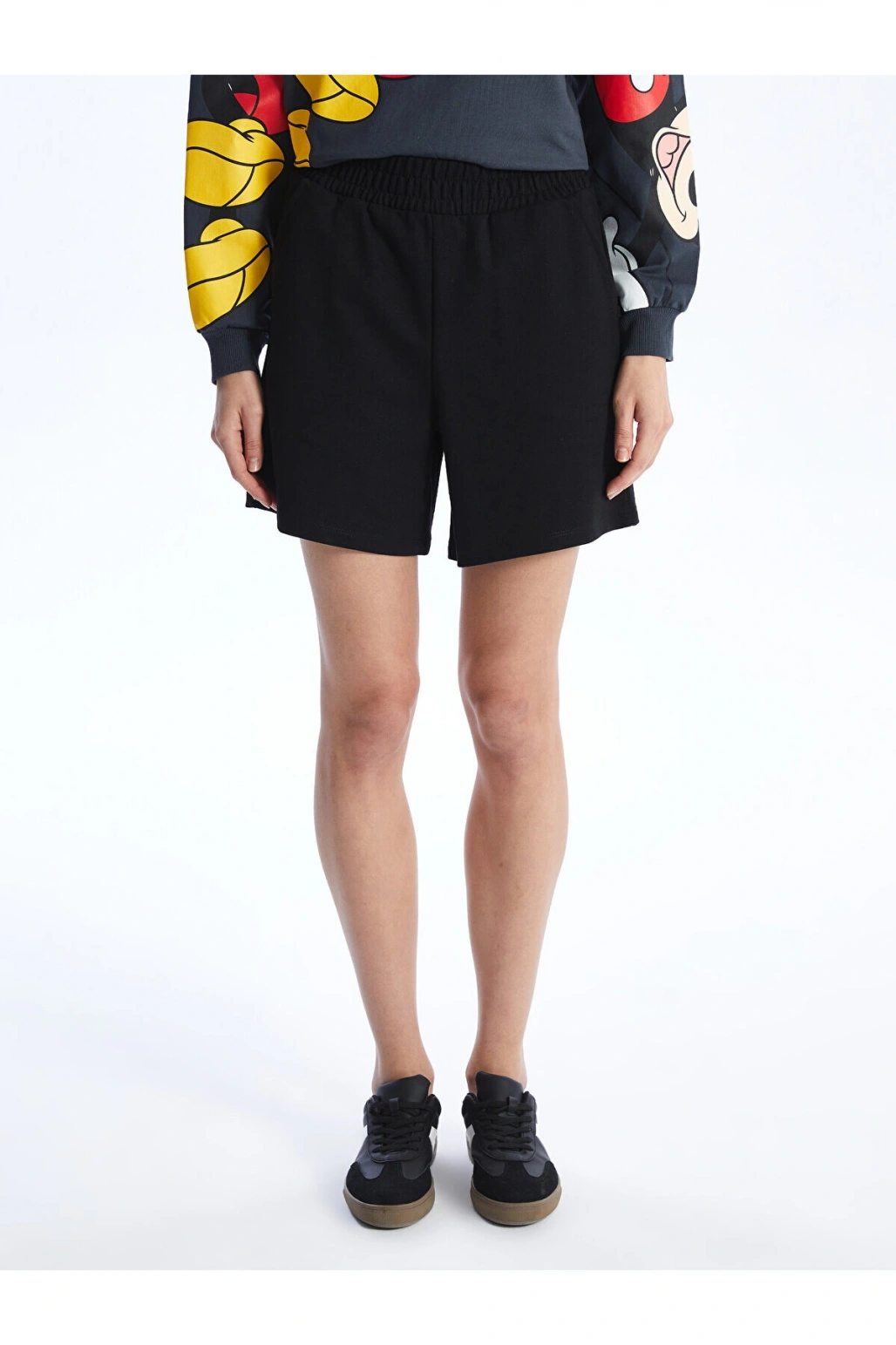 XSIDE Beli Lastikli Standart Fit Kadın Şort (S4)