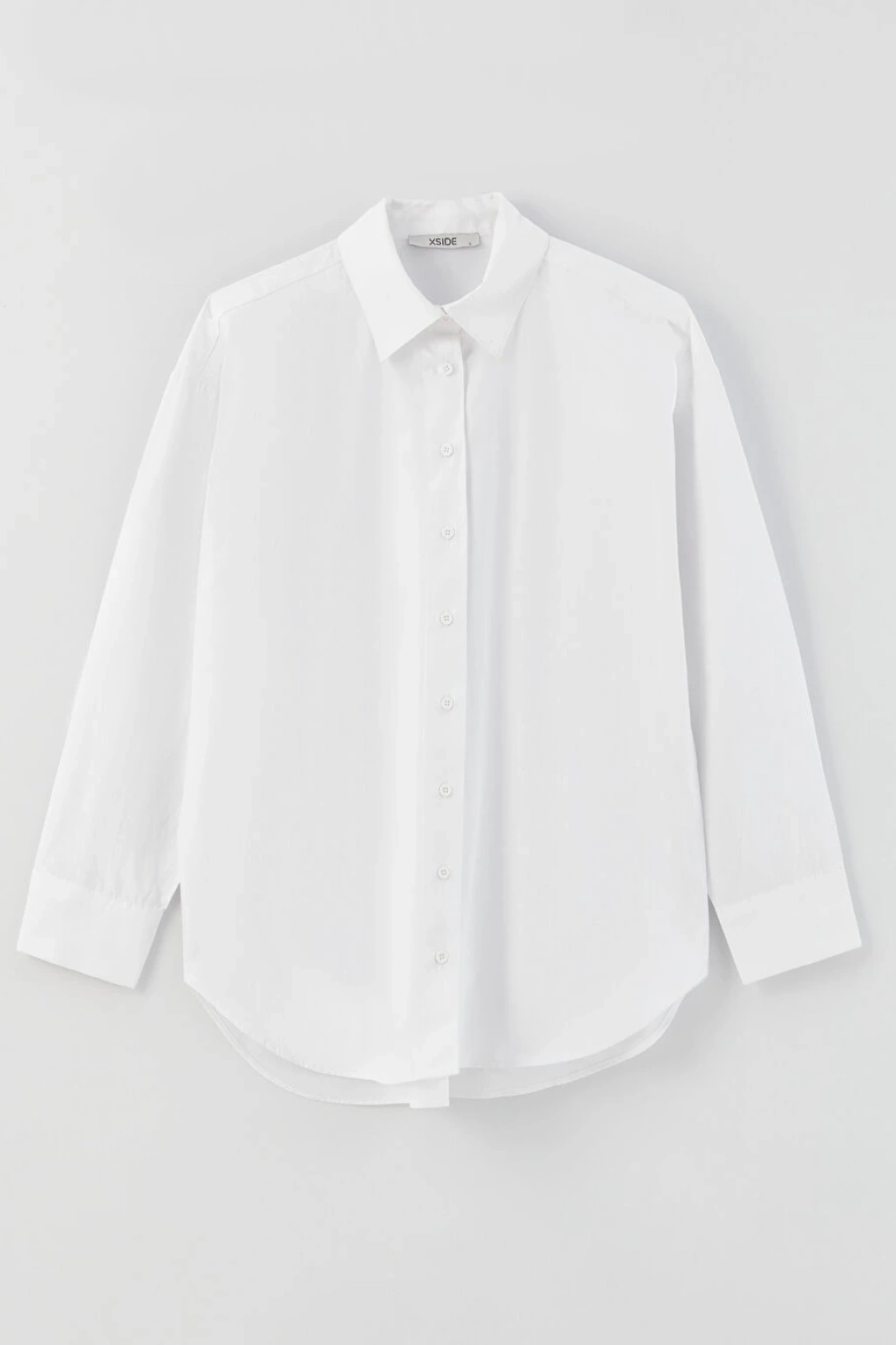 XSIDE Beyaz Poplin Kadın Gömlek