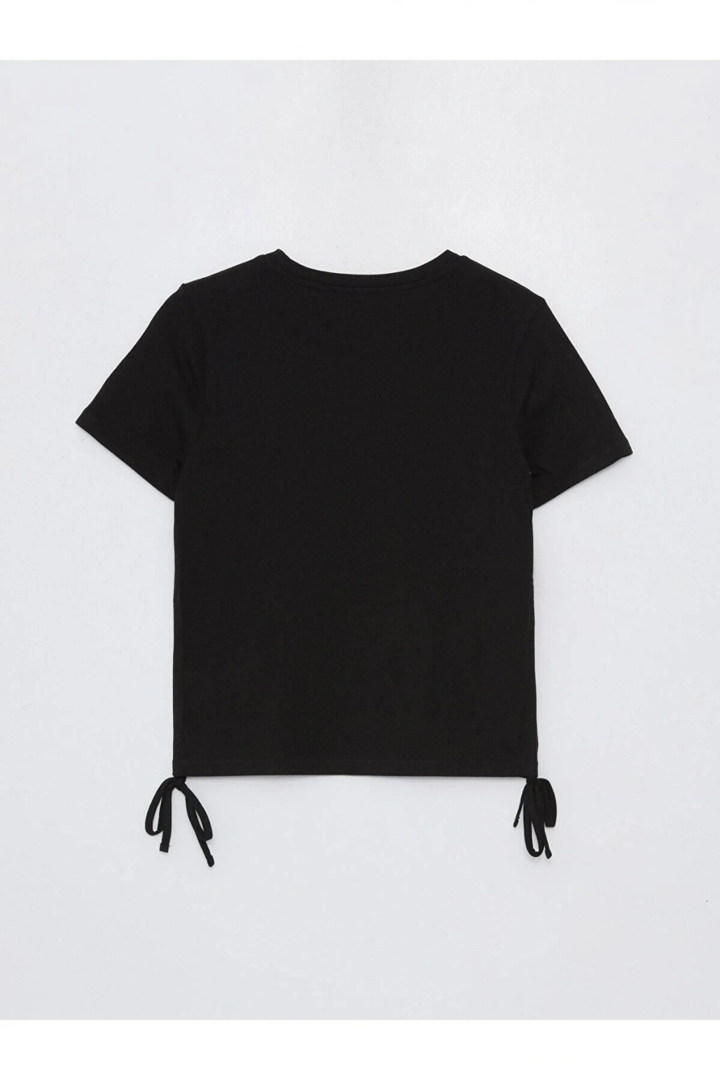 XSIDE Bisiklet Yaka Düz Kısa Kollu Kadın Tişört