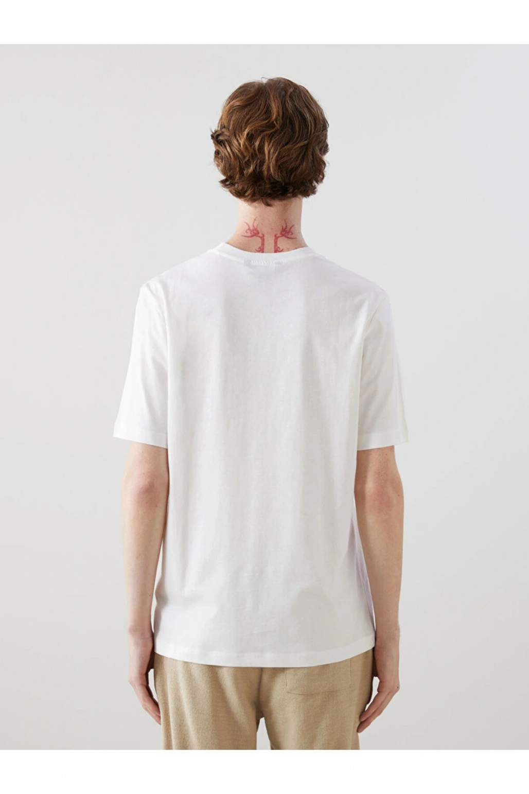 XSIDE Bisiklet Yaka Kısa Kollu Baskılı Penye Erkek Tişört