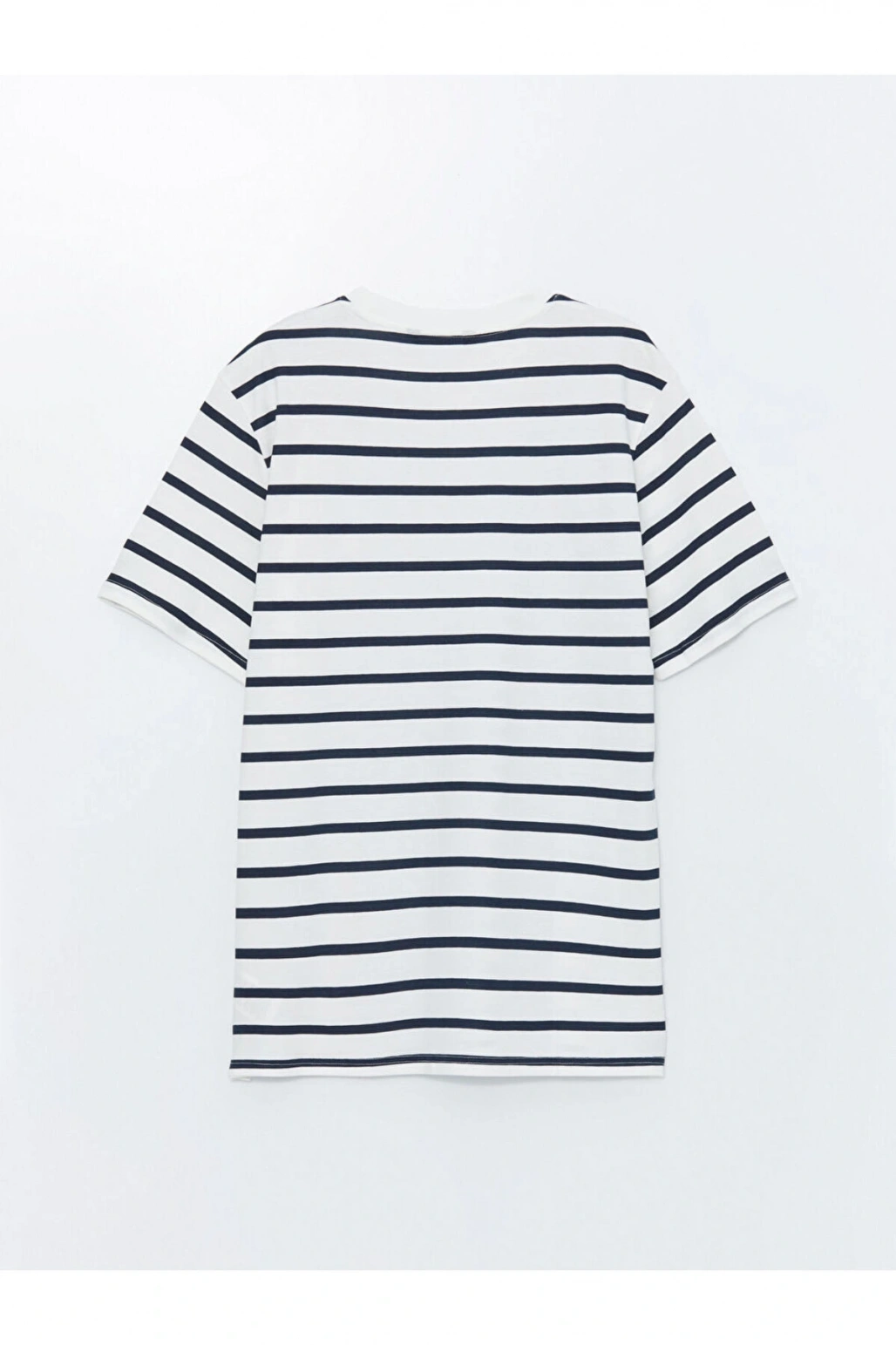 XSIDE Bisiklet Yaka Kısa Kollu Çizgili Penye Erkek Tişört
