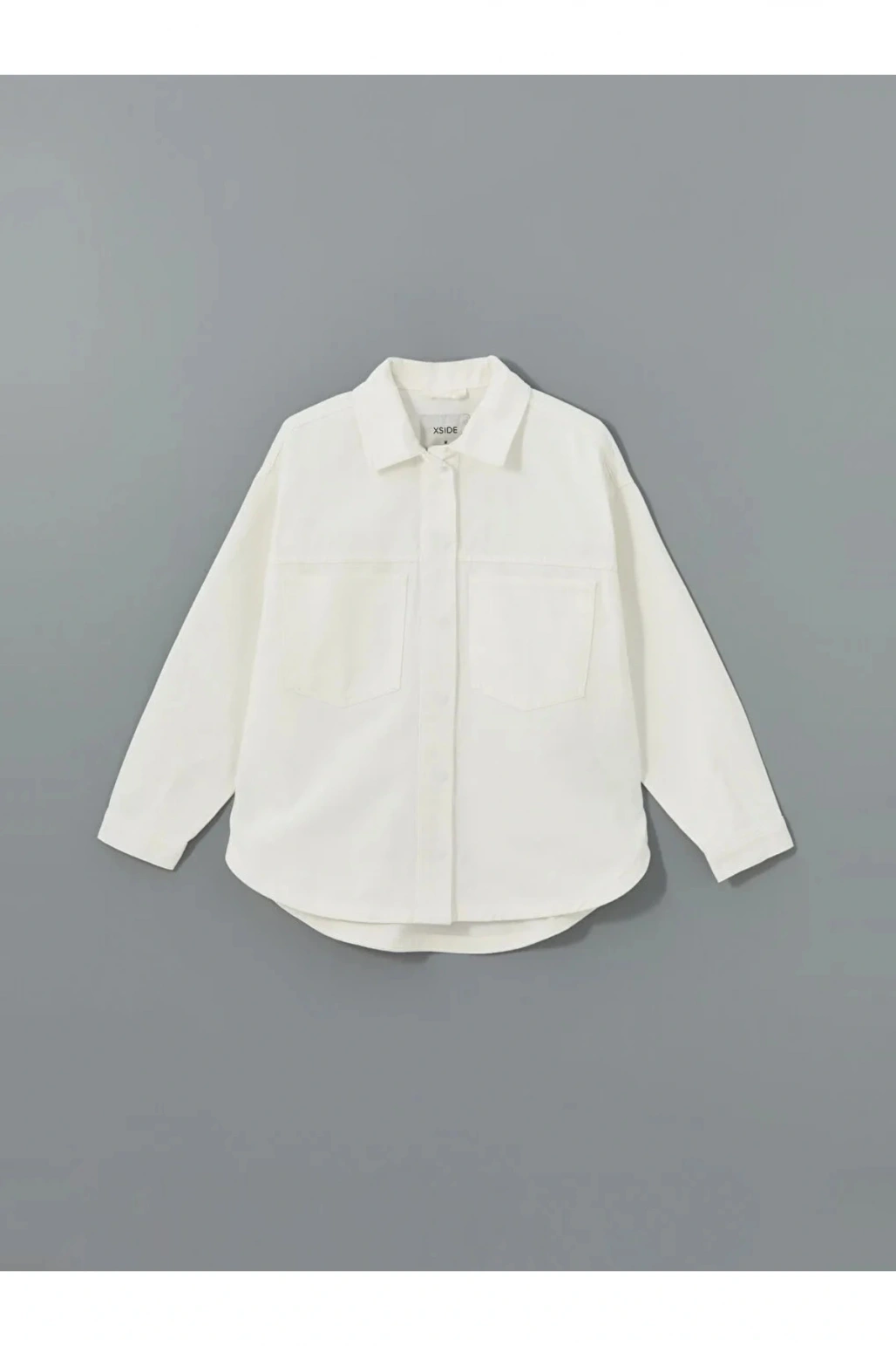 XSIDE  Gömlek Yaka Kadın Jean Ceket