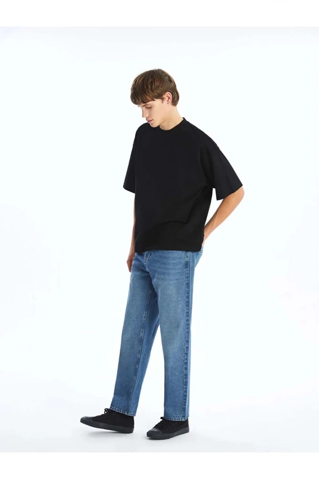 XSIDE Indigo Baggy Fit Erkek Jean Pantolon