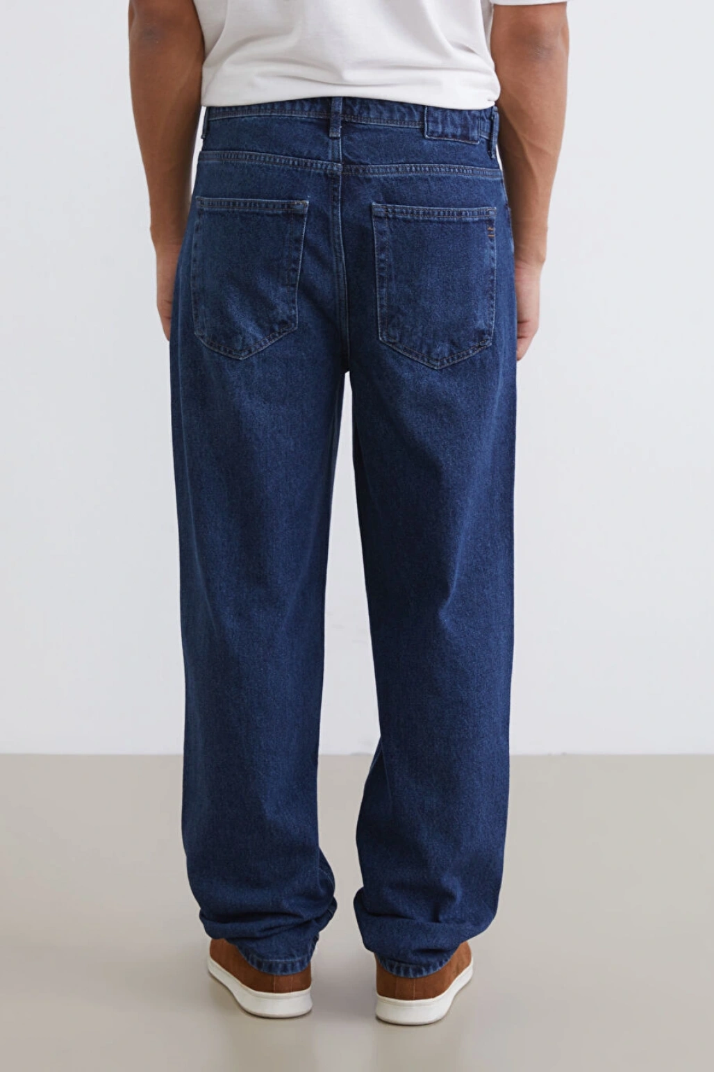 XSIDE Indigo Baggy Fit Erkek Jean Pantolon