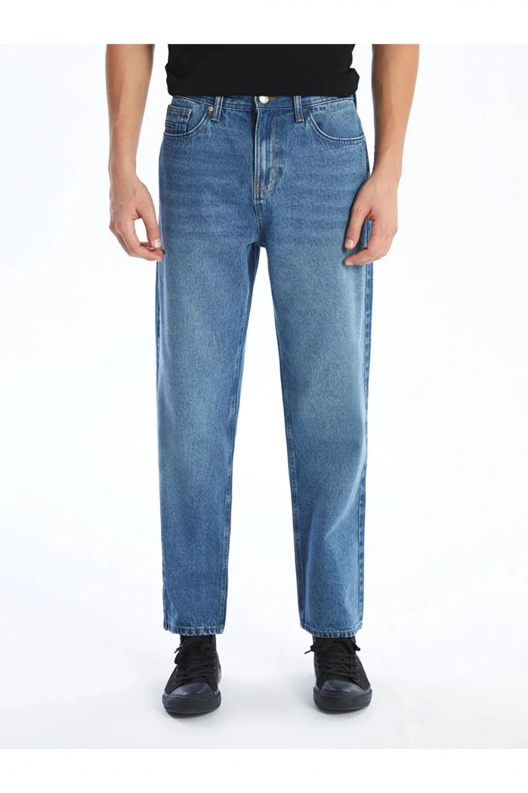 XSIDE Indigo Baggy Fit Erkek Jean Pantolon